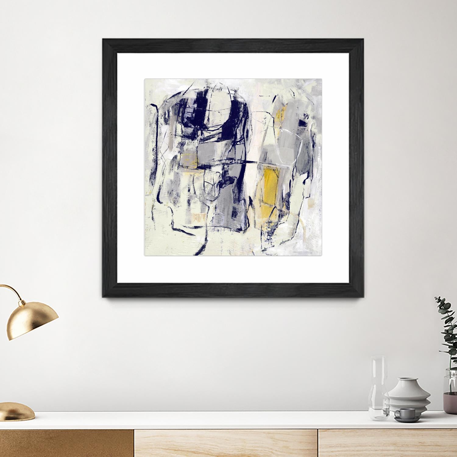 Dream Wrestling by Daleno Art on GIANT ART - blue abstract abstrait