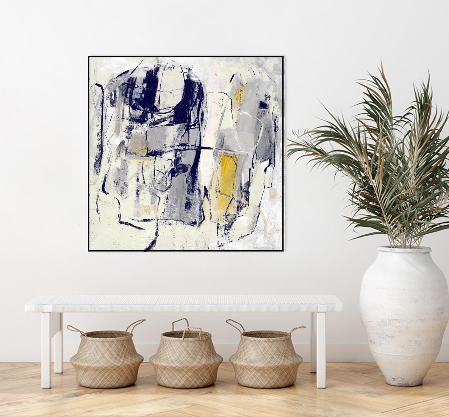 Dream Wrestling by Daleno Art on GIANT ART - blue abstract abstrait