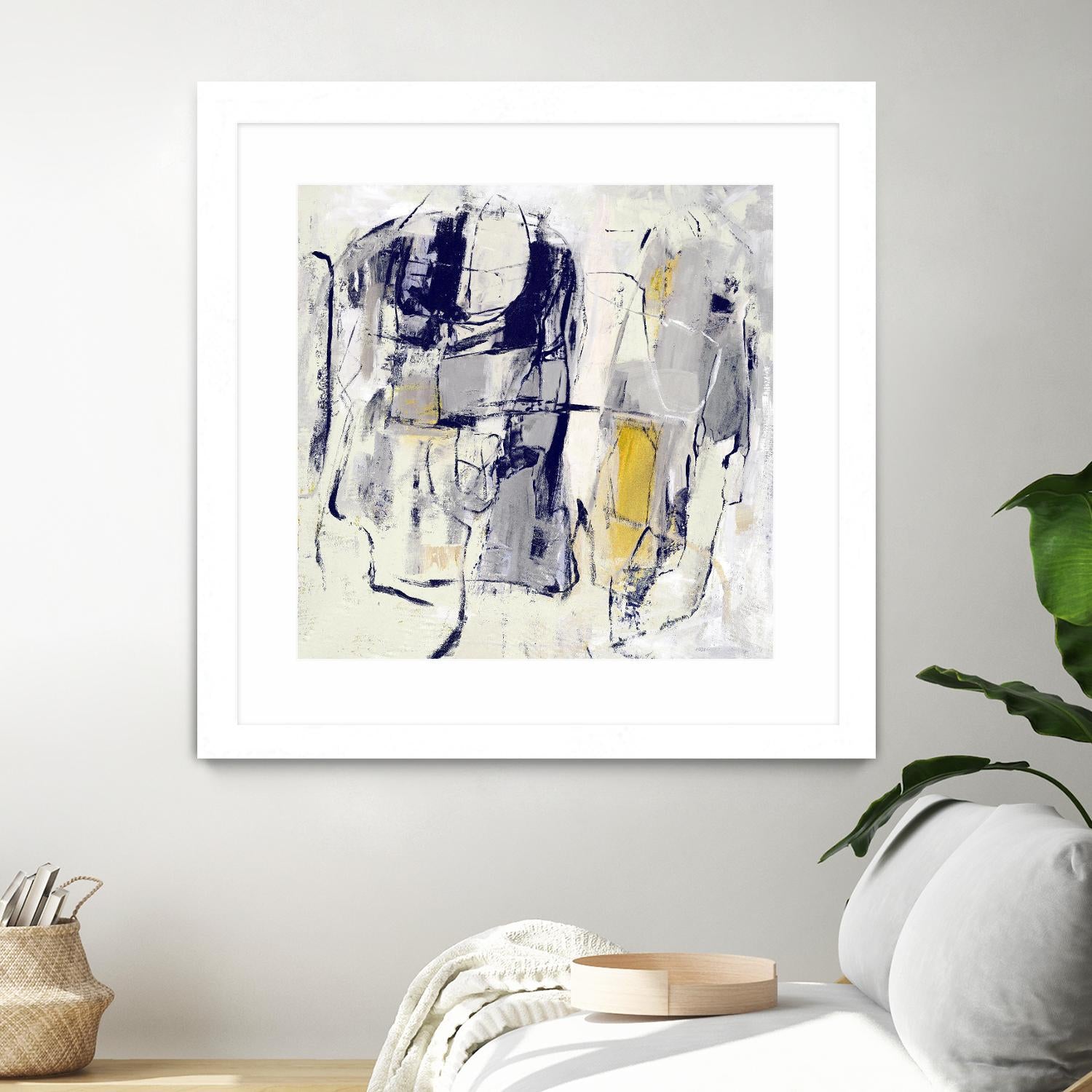 Dream Wrestling by Daleno Art on GIANT ART - blue abstract abstrait