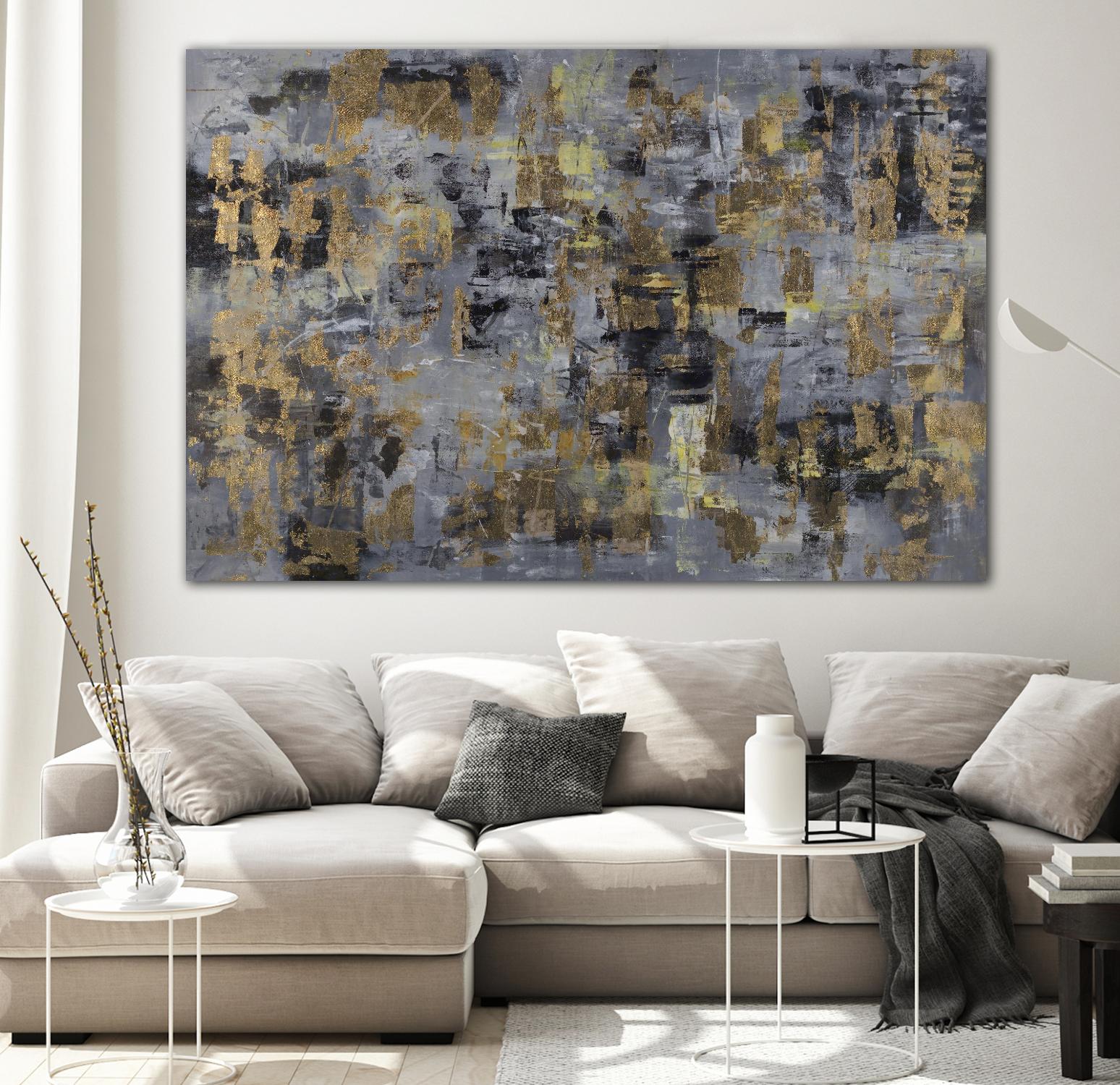 Gilt & Glam by Daleno Art on GIANT ART - gold abstract abstrait