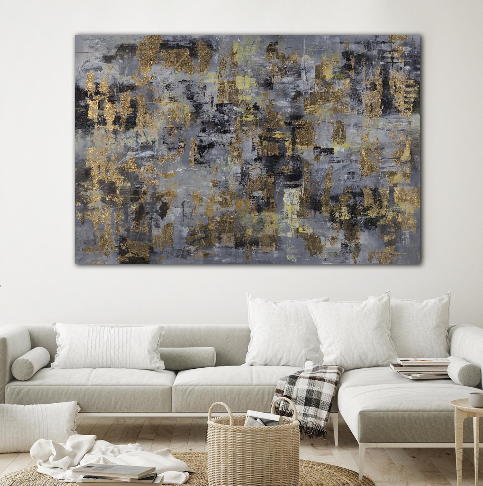 Gilt & Glam by Daleno Art on GIANT ART - gold abstract abstrait