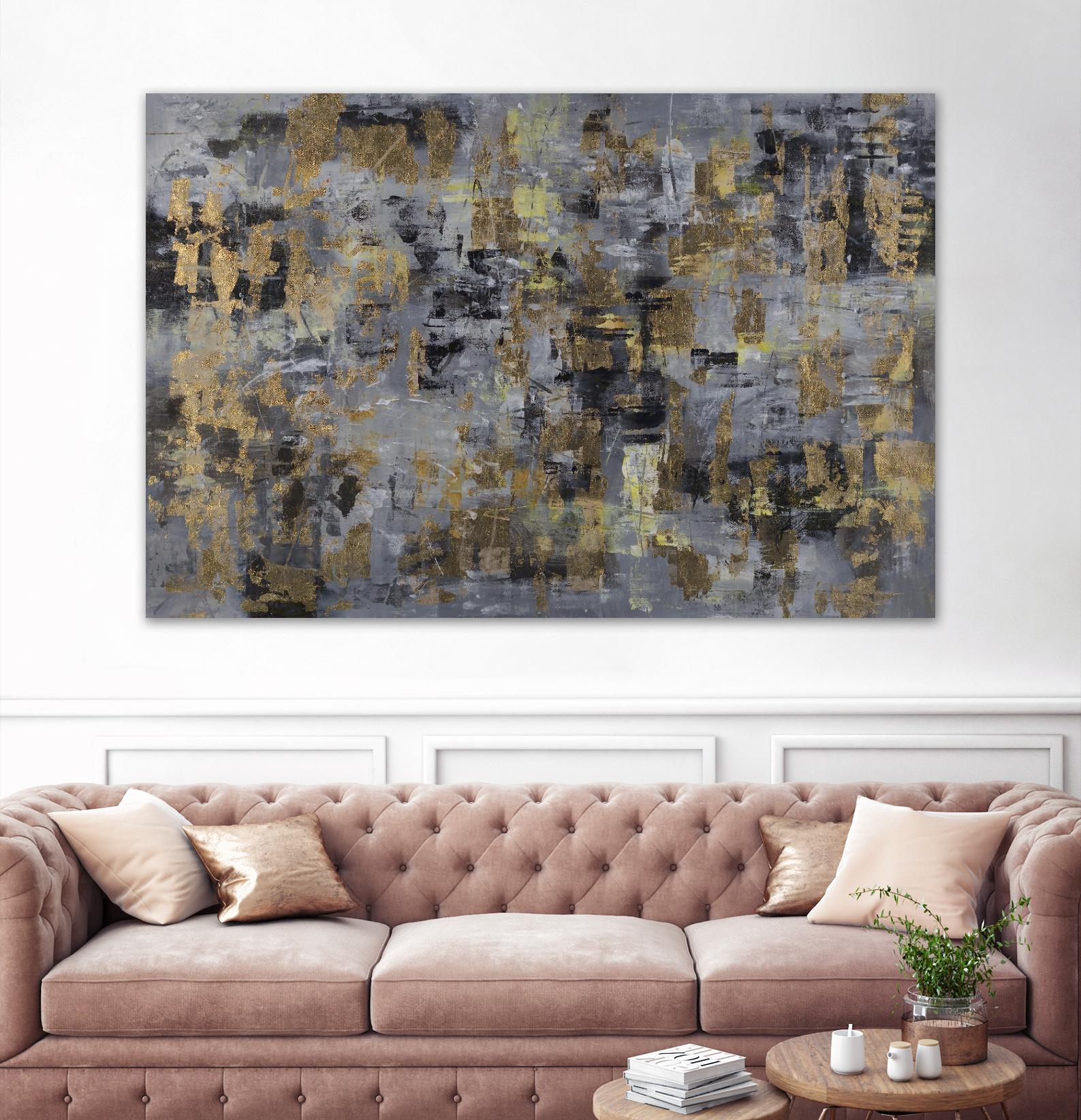 Gilt & Glam by Daleno Art on GIANT ART - gold abstract abstrait