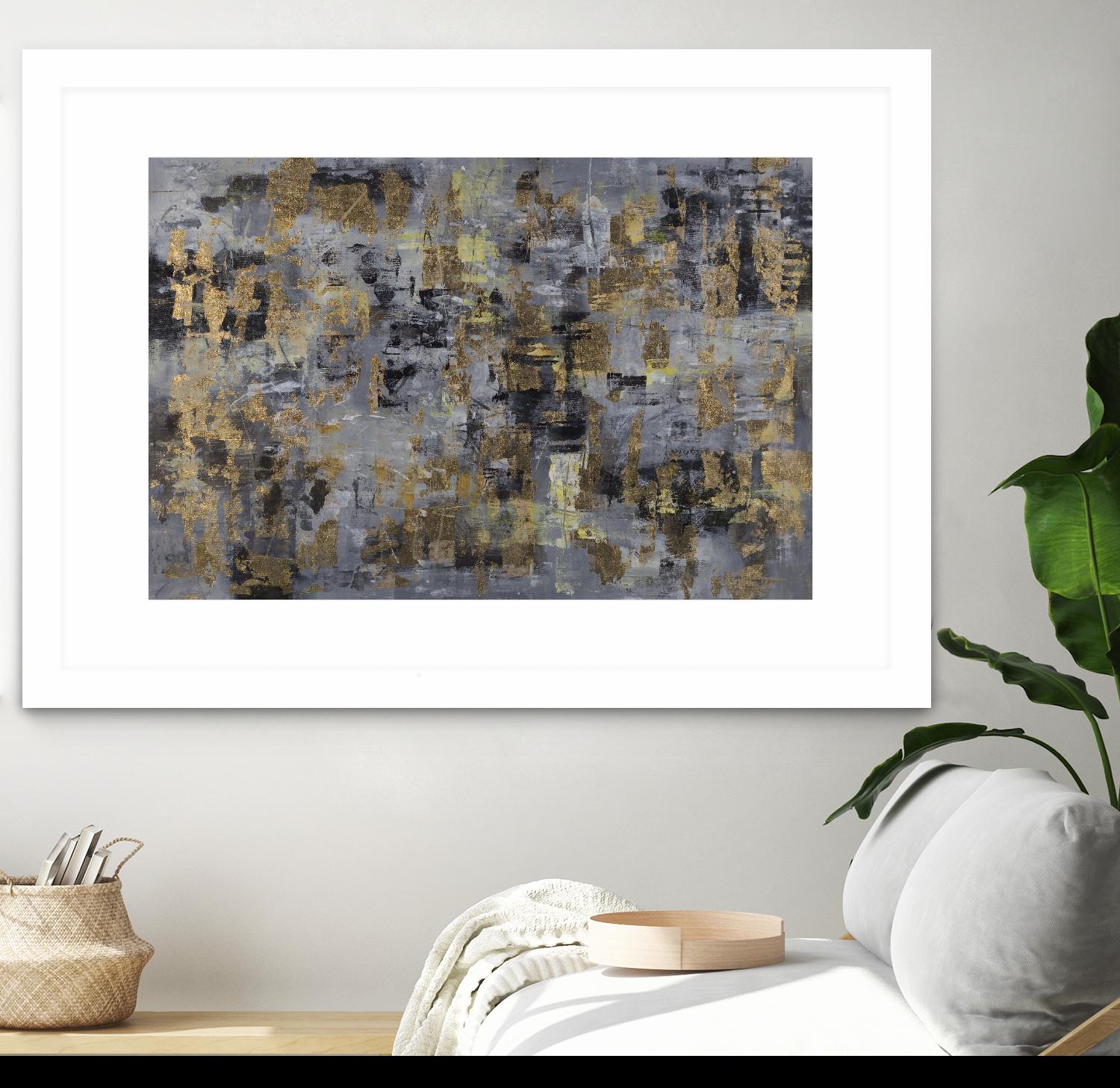 Gilt & Glam by Daleno Art on GIANT ART - gold abstract abstrait