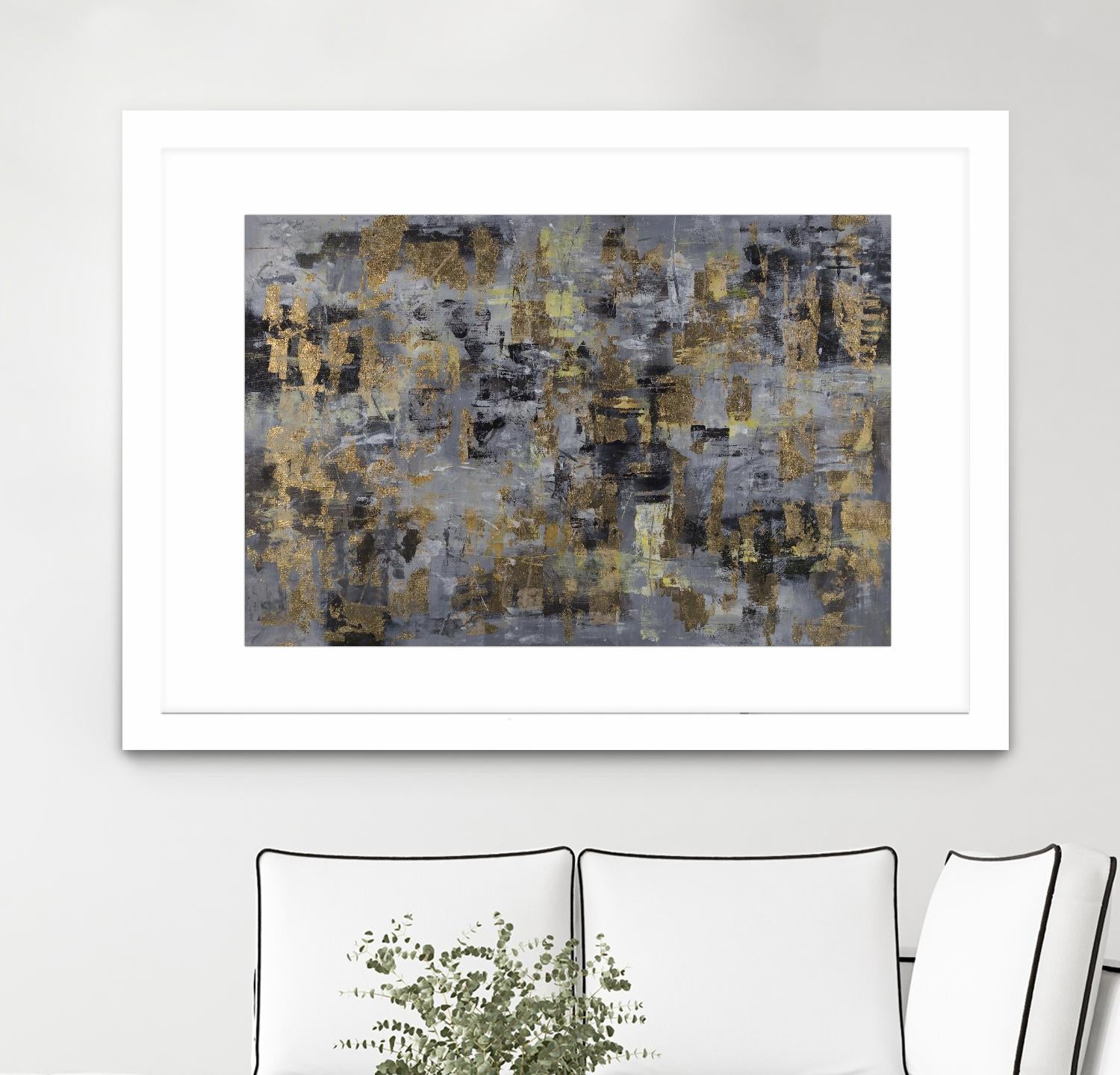 Gilt & Glam by Daleno Art on GIANT ART - gold abstract abstrait