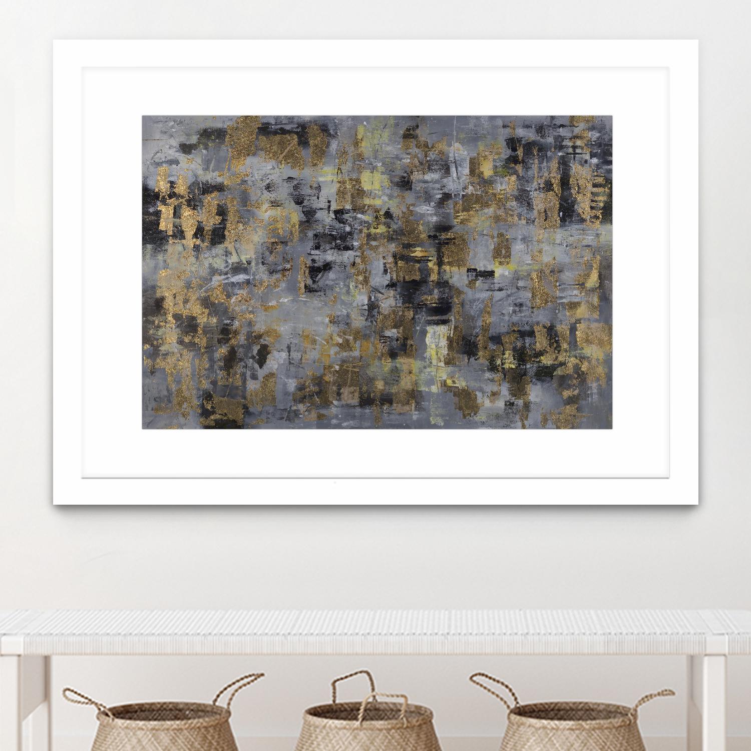 Gilt & Glam by Daleno Art on GIANT ART - gold abstract abstrait