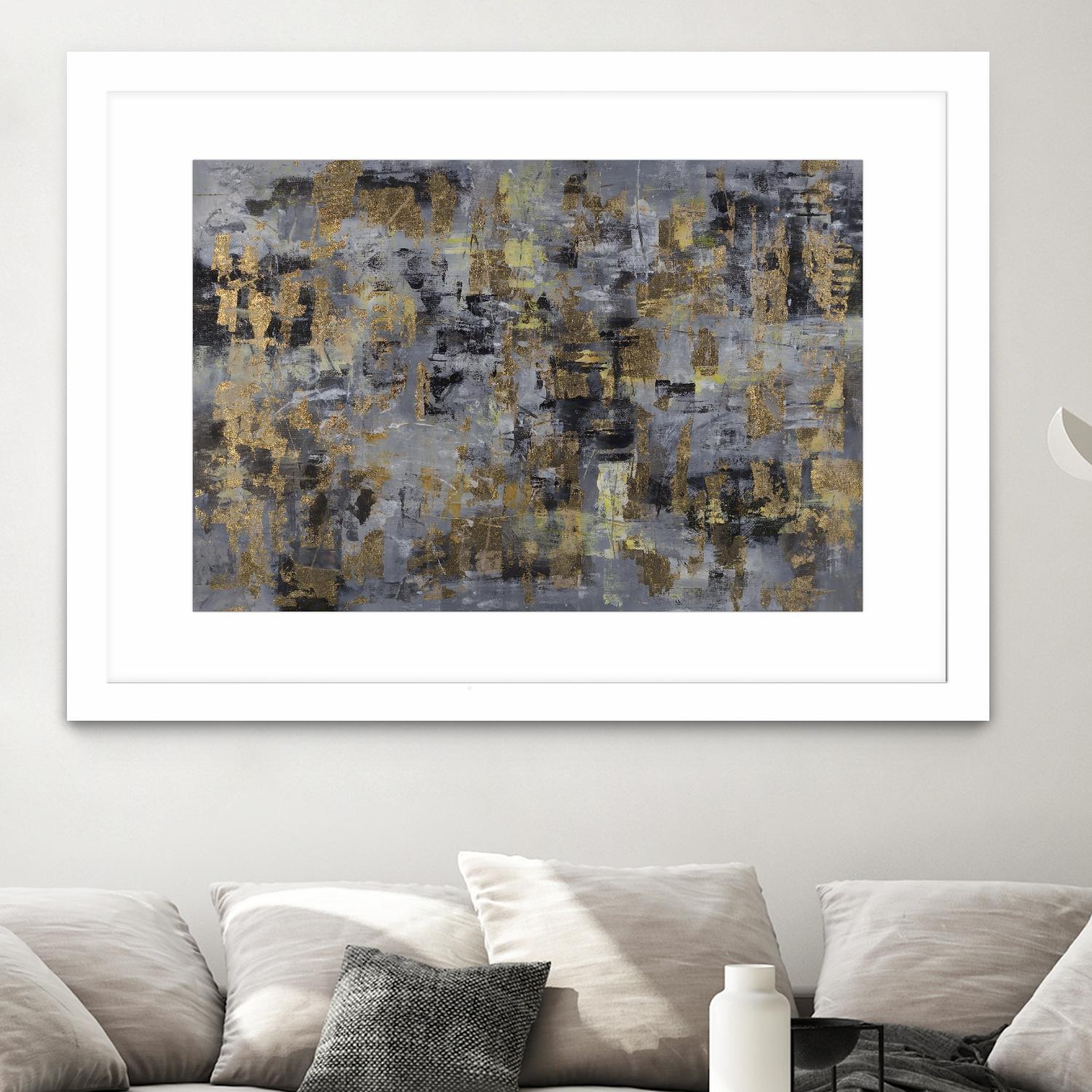 Gilt & Glam by Daleno Art on GIANT ART - gold abstract abstrait