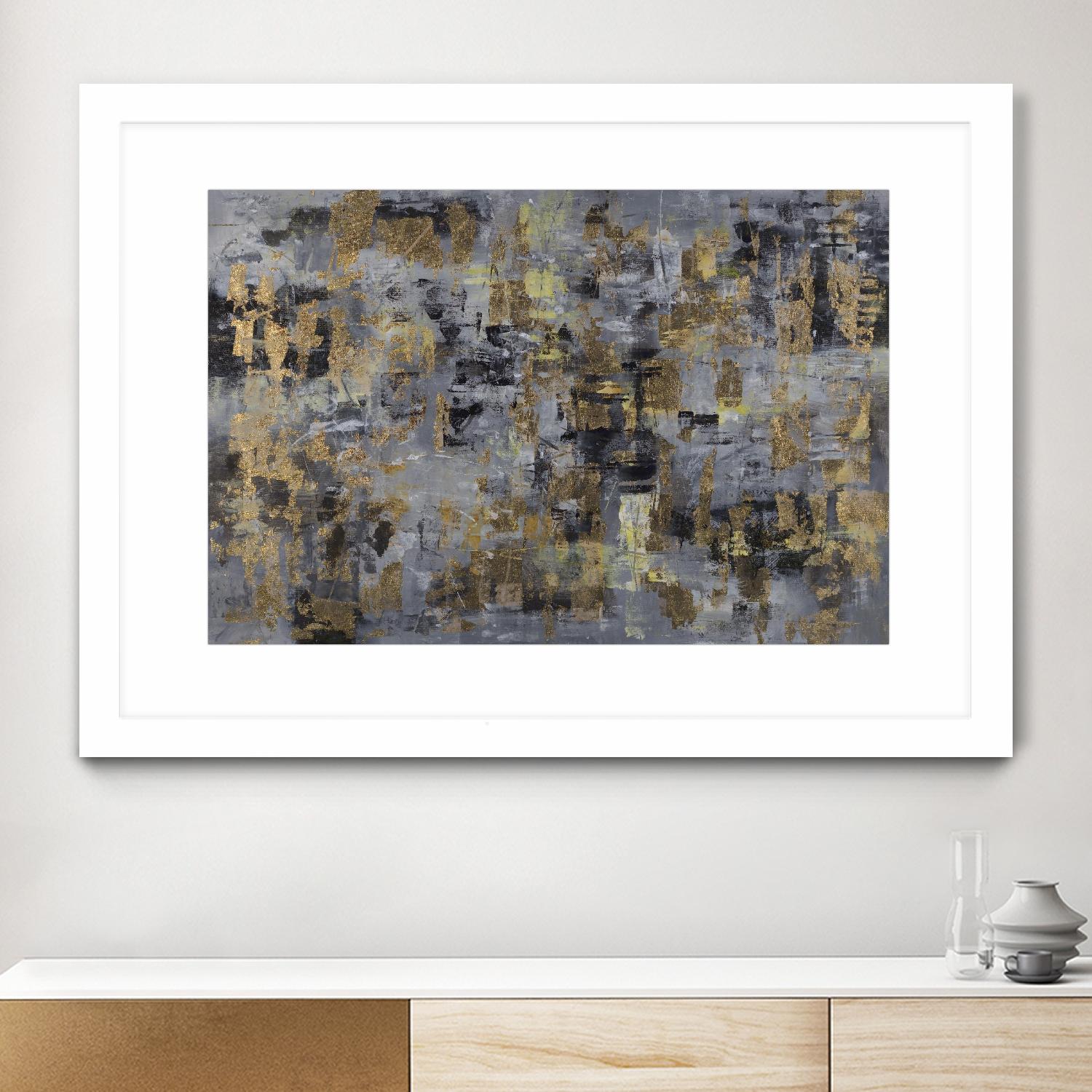Gilt & Glam by Daleno Art on GIANT ART - gold abstract abstrait