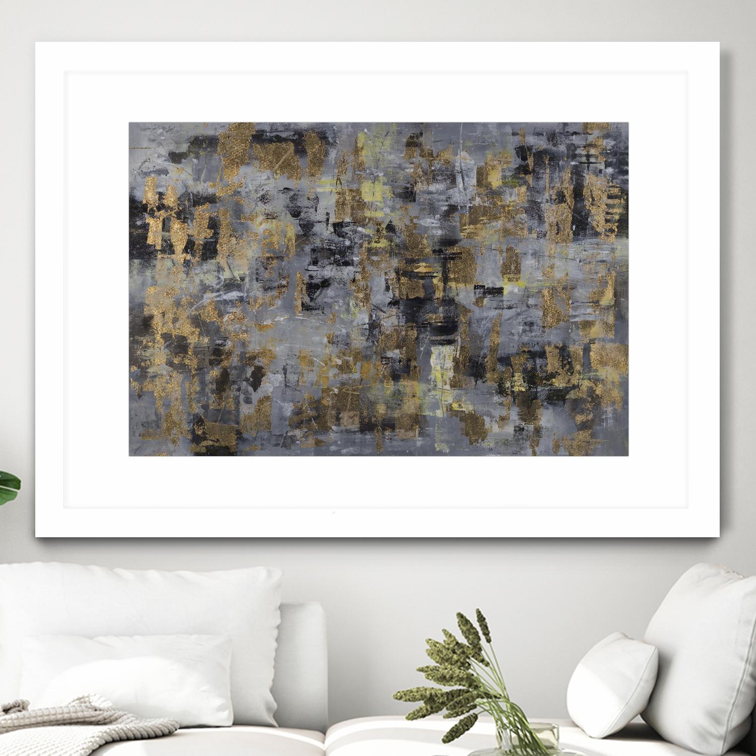 Gilt & Glam by Daleno Art on GIANT ART - gold abstract abstrait