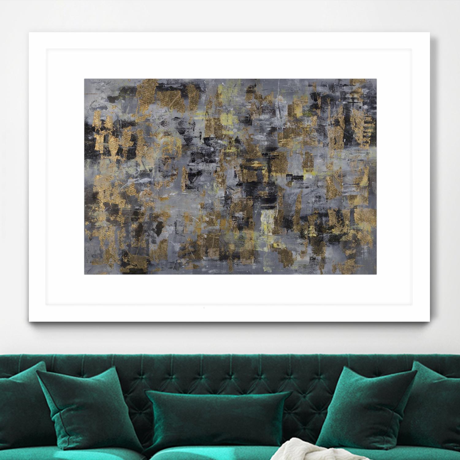 Gilt & Glam by Daleno Art on GIANT ART - gold abstract abstrait