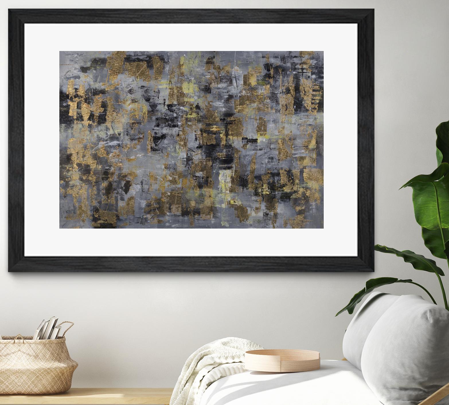 Gilt & Glam by Daleno Art on GIANT ART - gold abstract abstrait