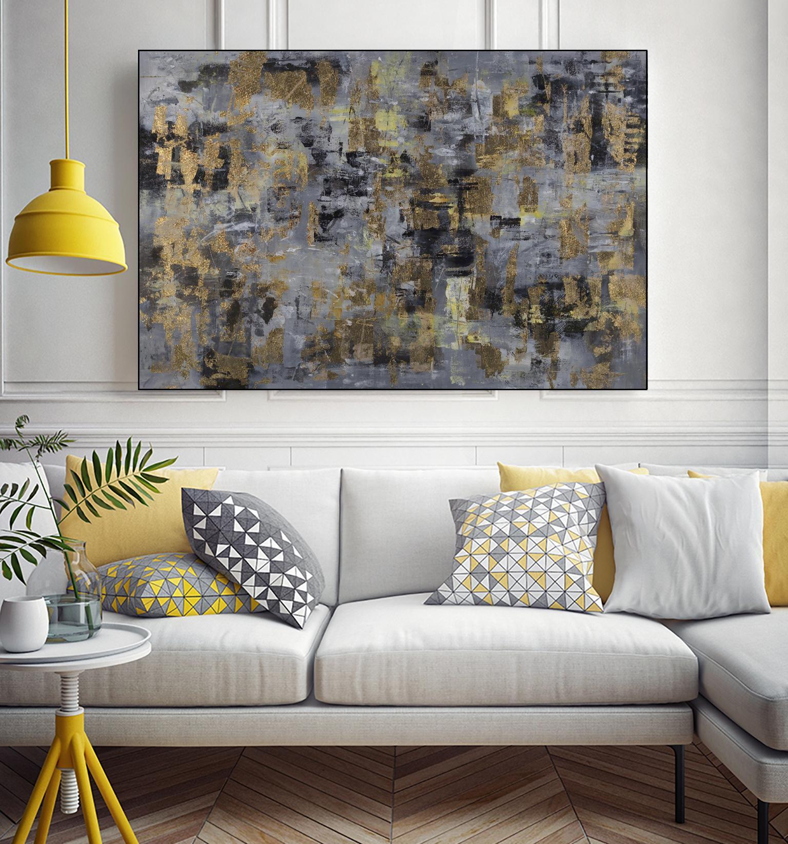 Gilt & Glam by Daleno Art on GIANT ART - gold abstract abstrait