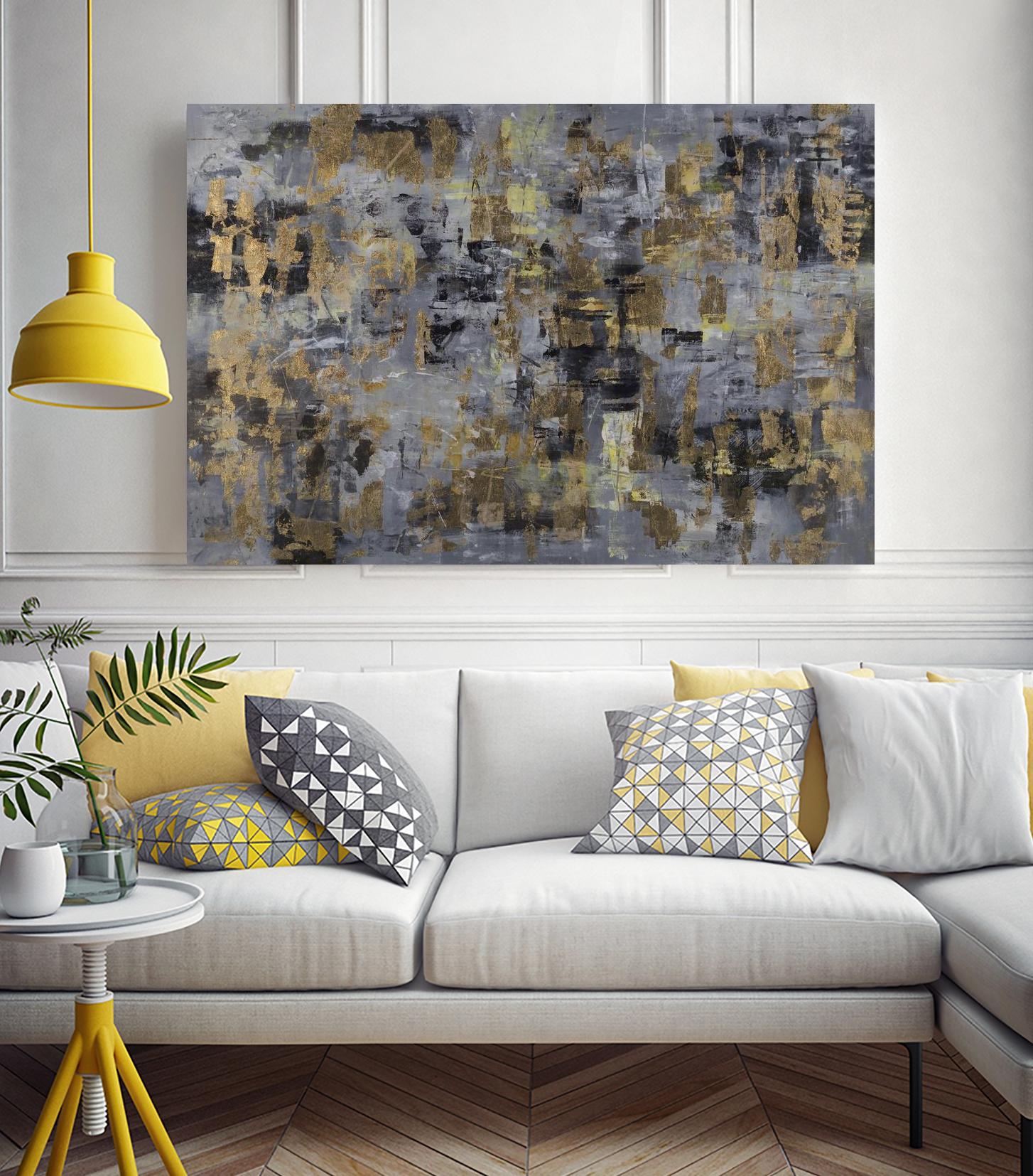 Gilt & Glam by Daleno Art on GIANT ART - gold abstract abstrait