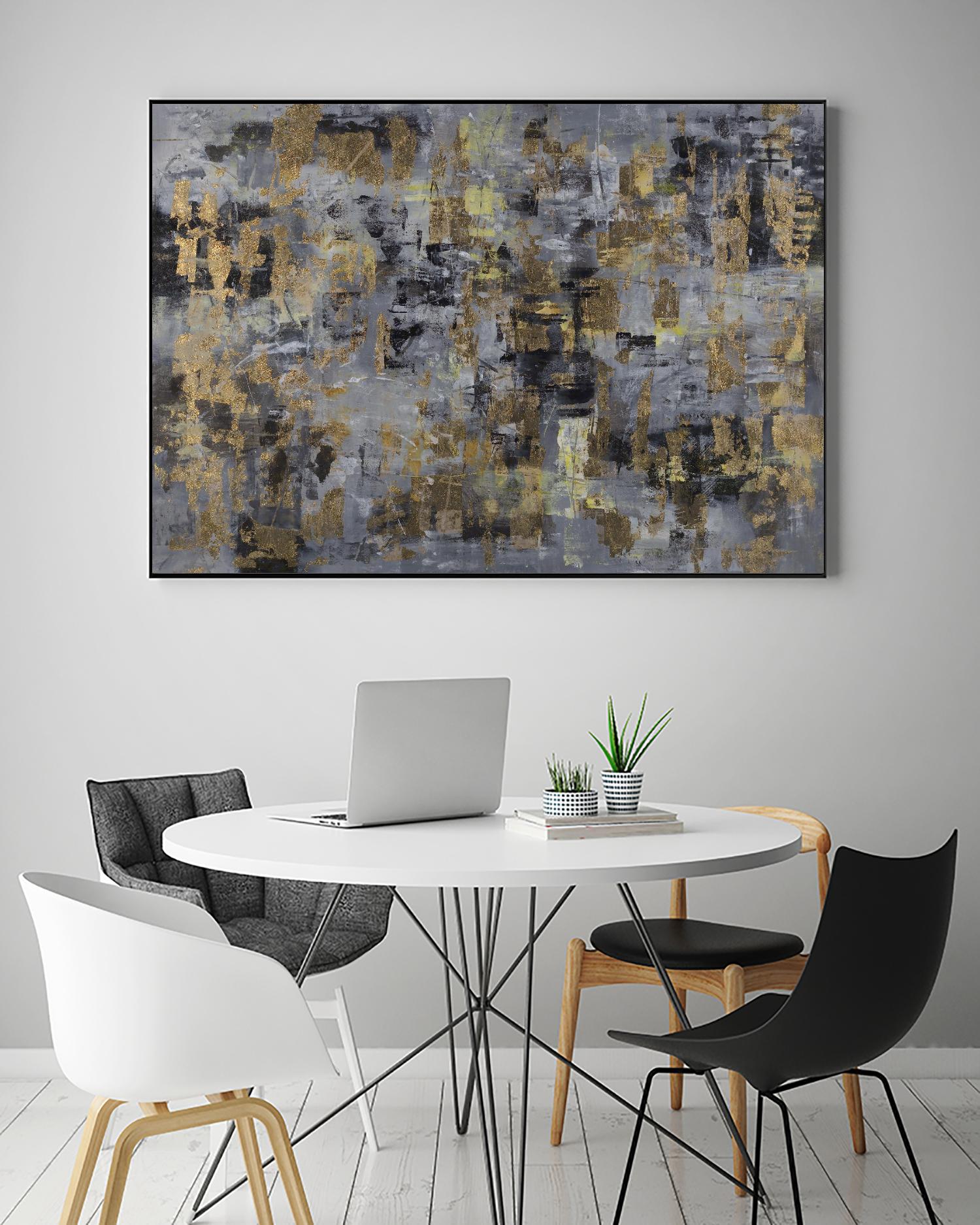 Gilt & Glam by Daleno Art on GIANT ART - gold abstract abstrait