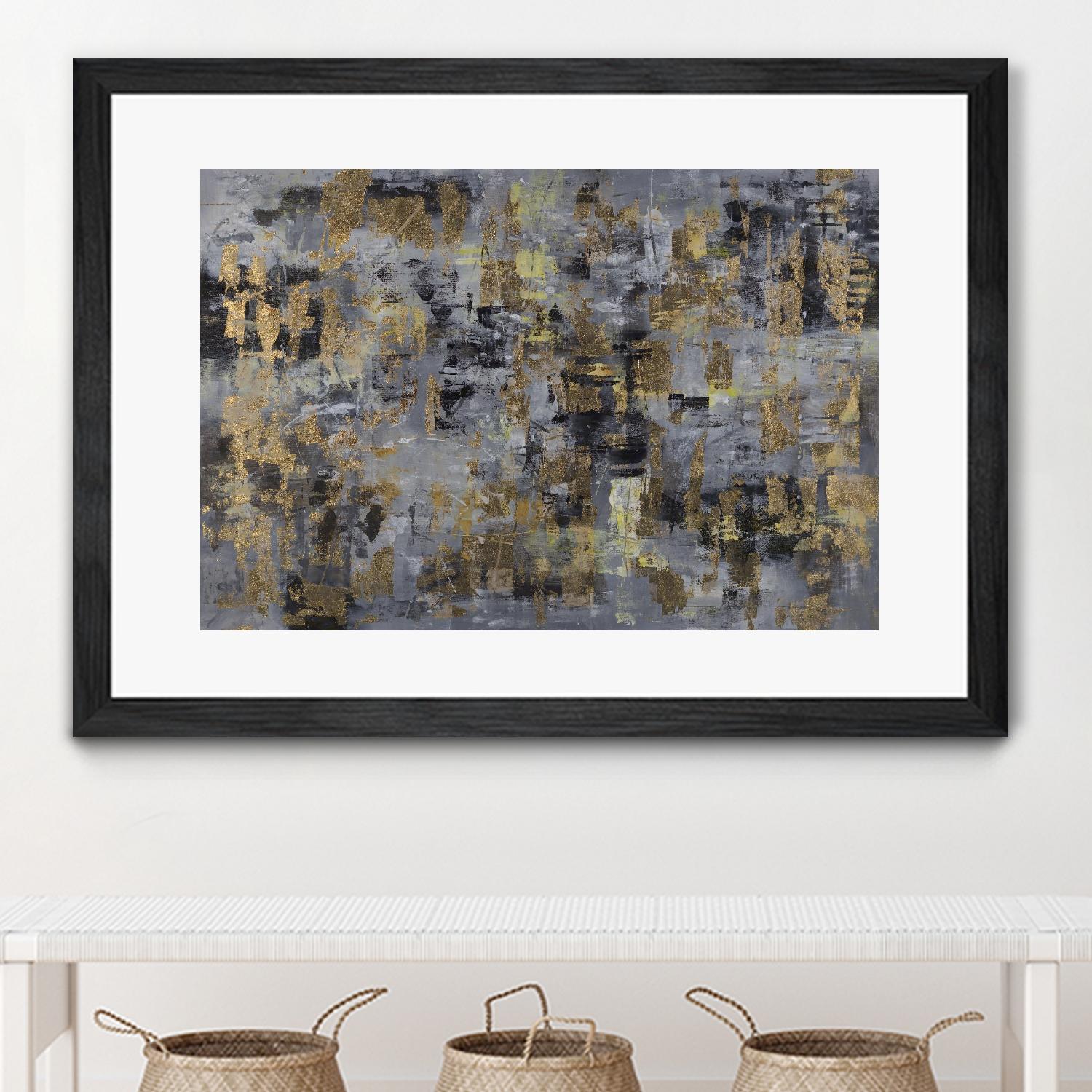 Gilt & Glam by Daleno Art on GIANT ART - gold abstract abstrait