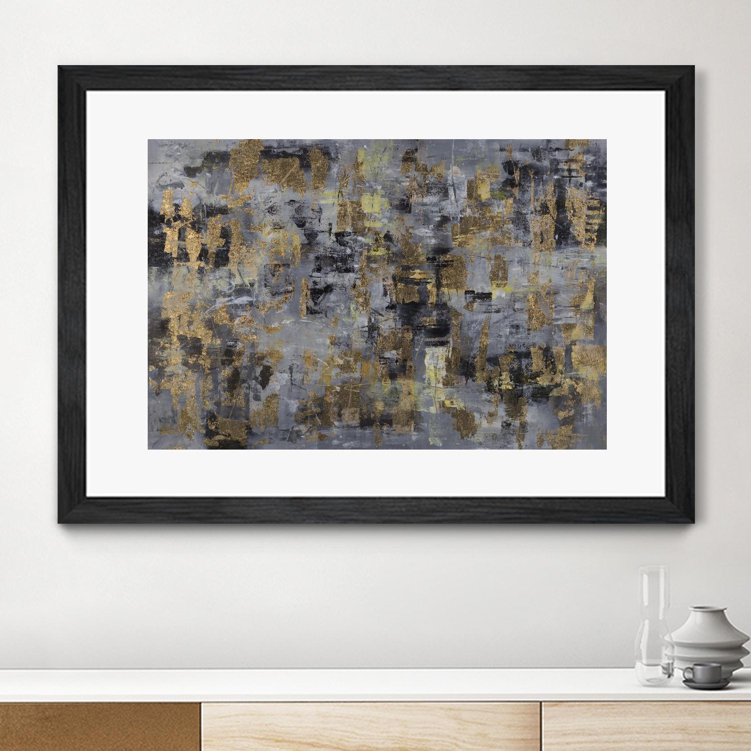 Gilt & Glam by Daleno Art on GIANT ART - gold abstract abstrait