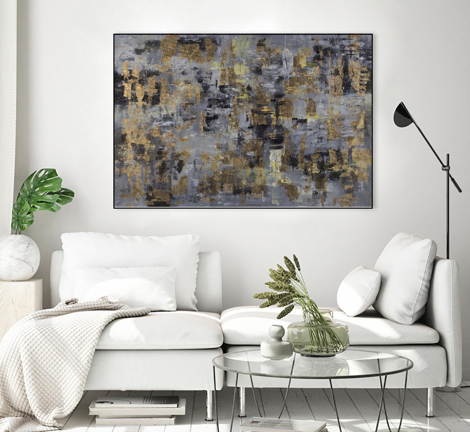 Gilt & Glam by Daleno Art on GIANT ART - gold abstract abstrait