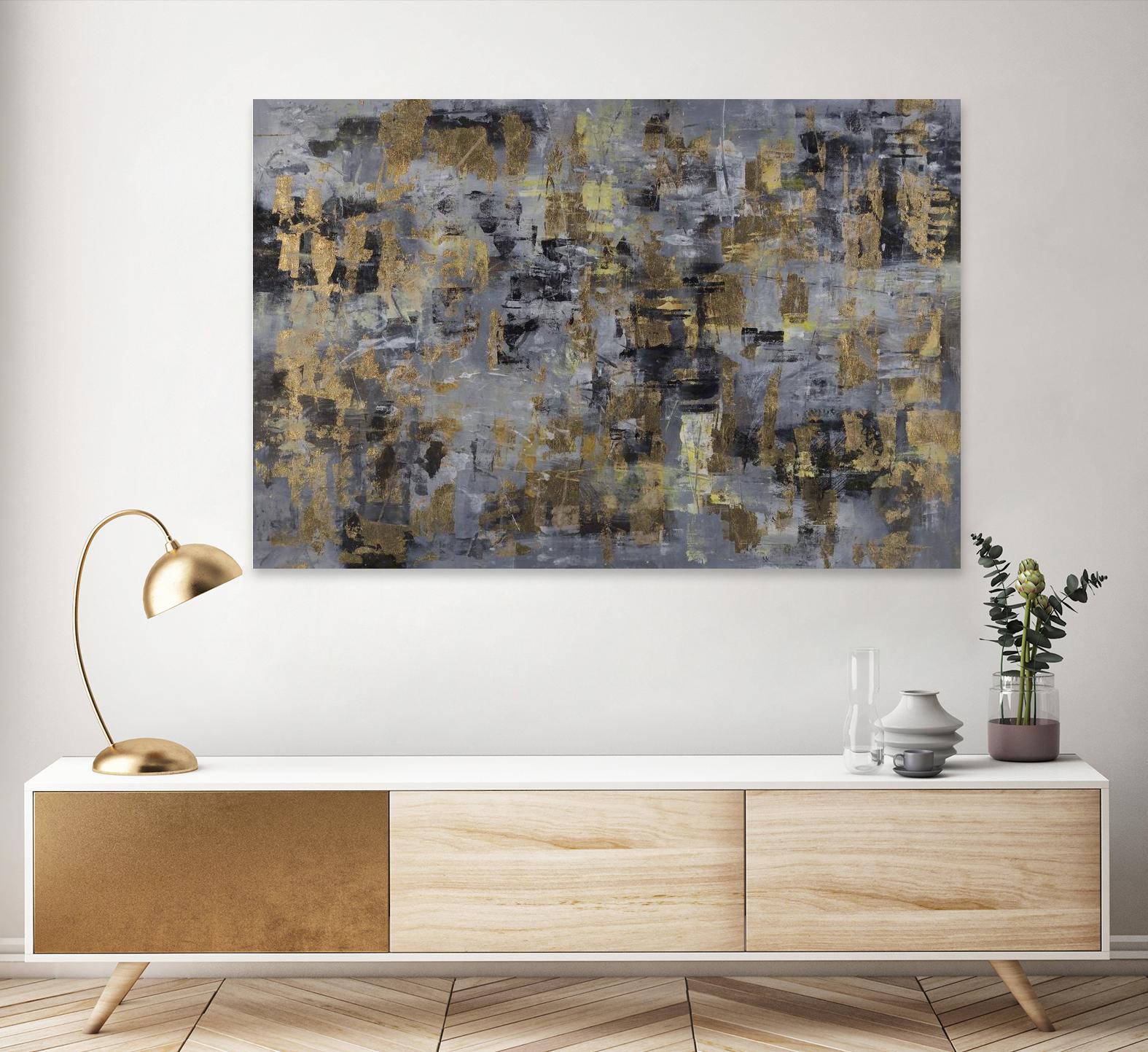 Gilt & Glam by Daleno Art on GIANT ART - gold abstract abstrait