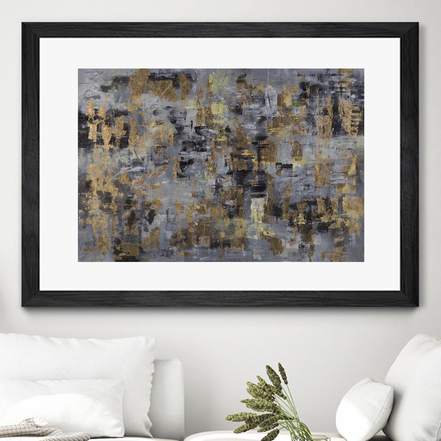 Gilt & Glam by Daleno Art on GIANT ART - gold abstract abstrait