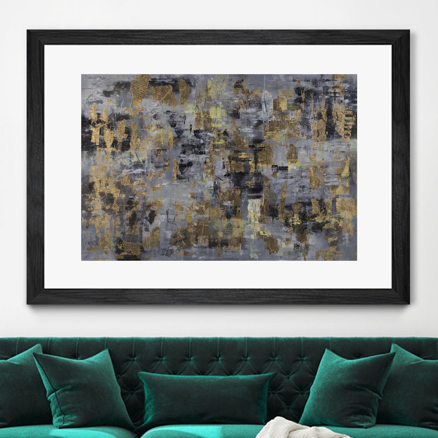 Gilt & Glam by Daleno Art on GIANT ART - gold abstract abstrait