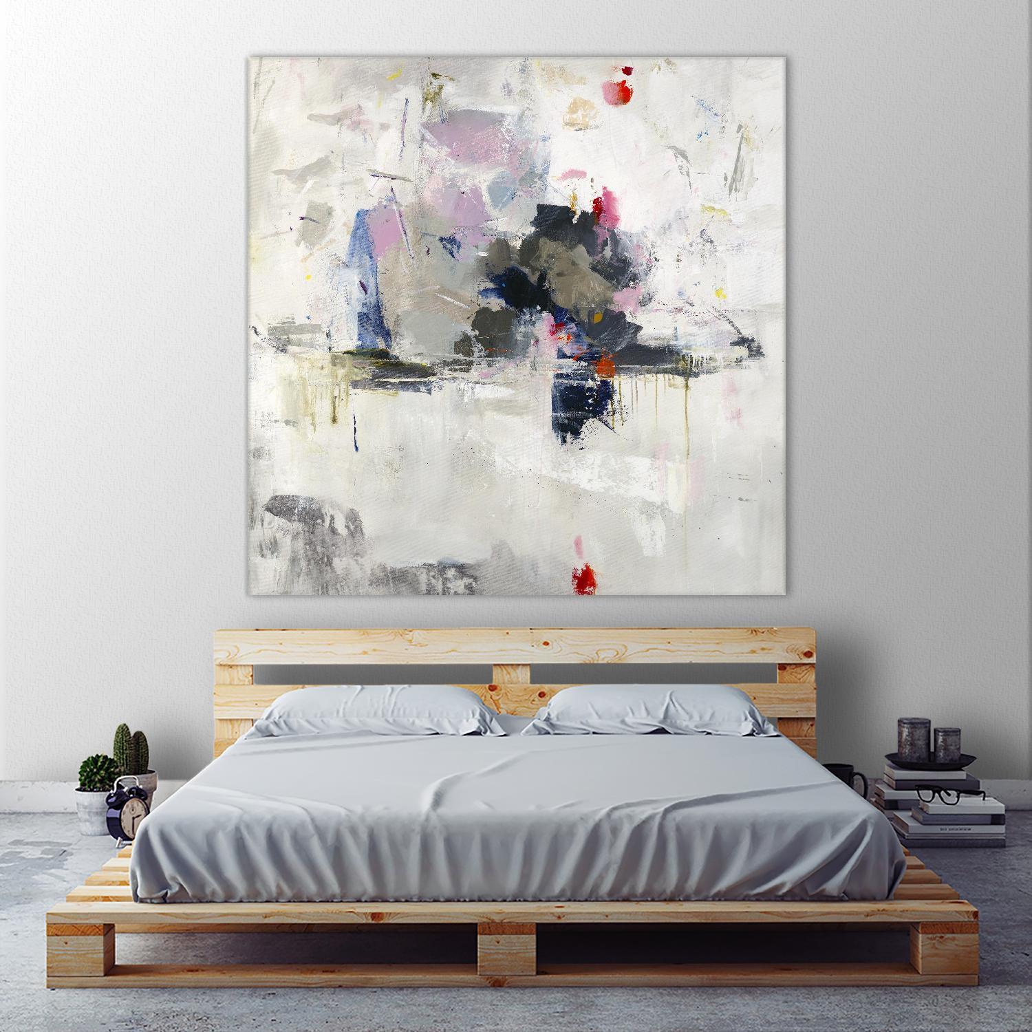 Glacial Mass by Daleno Art on GIANT ART - red abstract abstrait