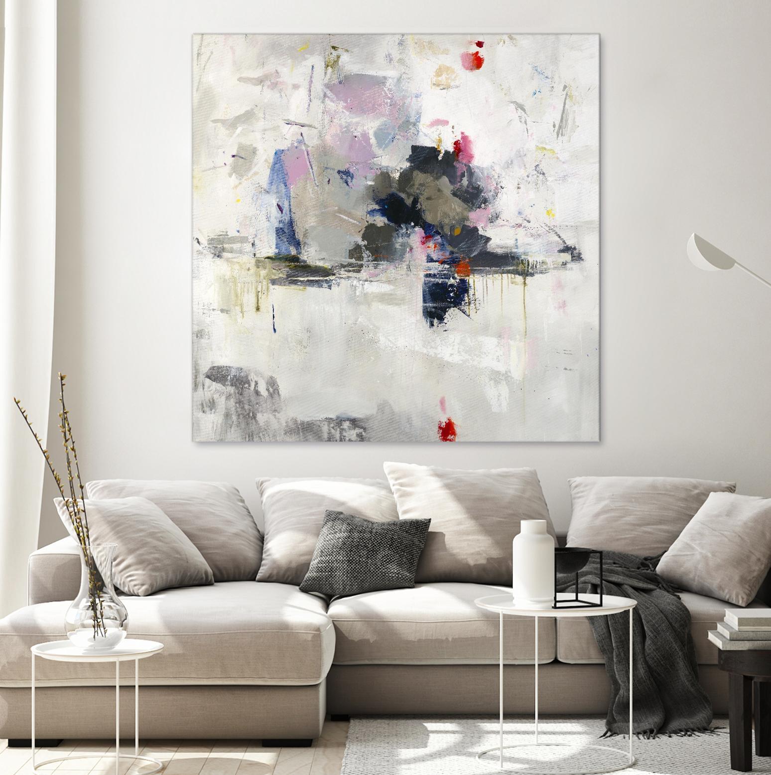 Glacial Mass by Daleno Art on GIANT ART - red abstract abstrait