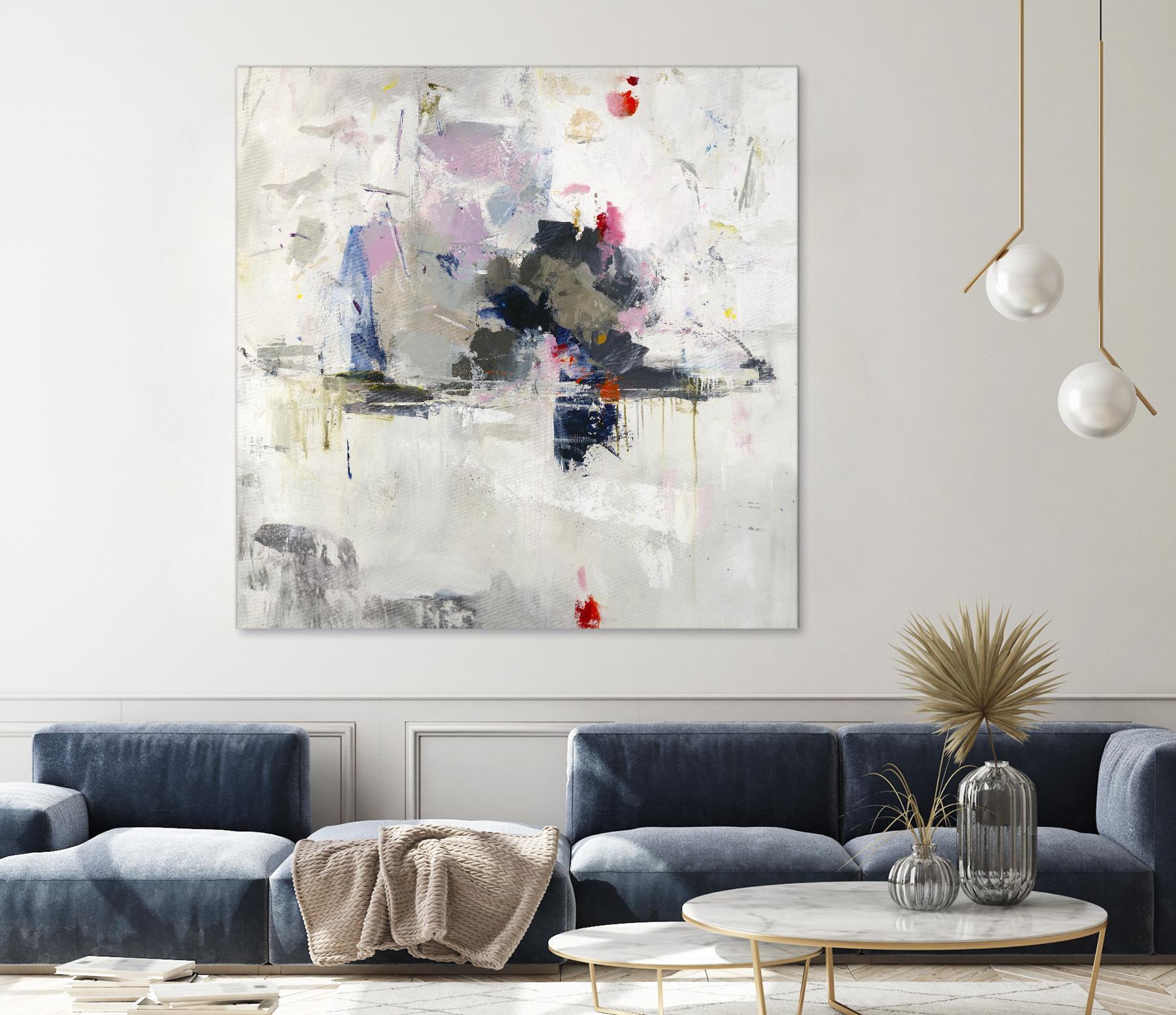 Glacial Mass by Daleno Art on GIANT ART - red abstract abstrait