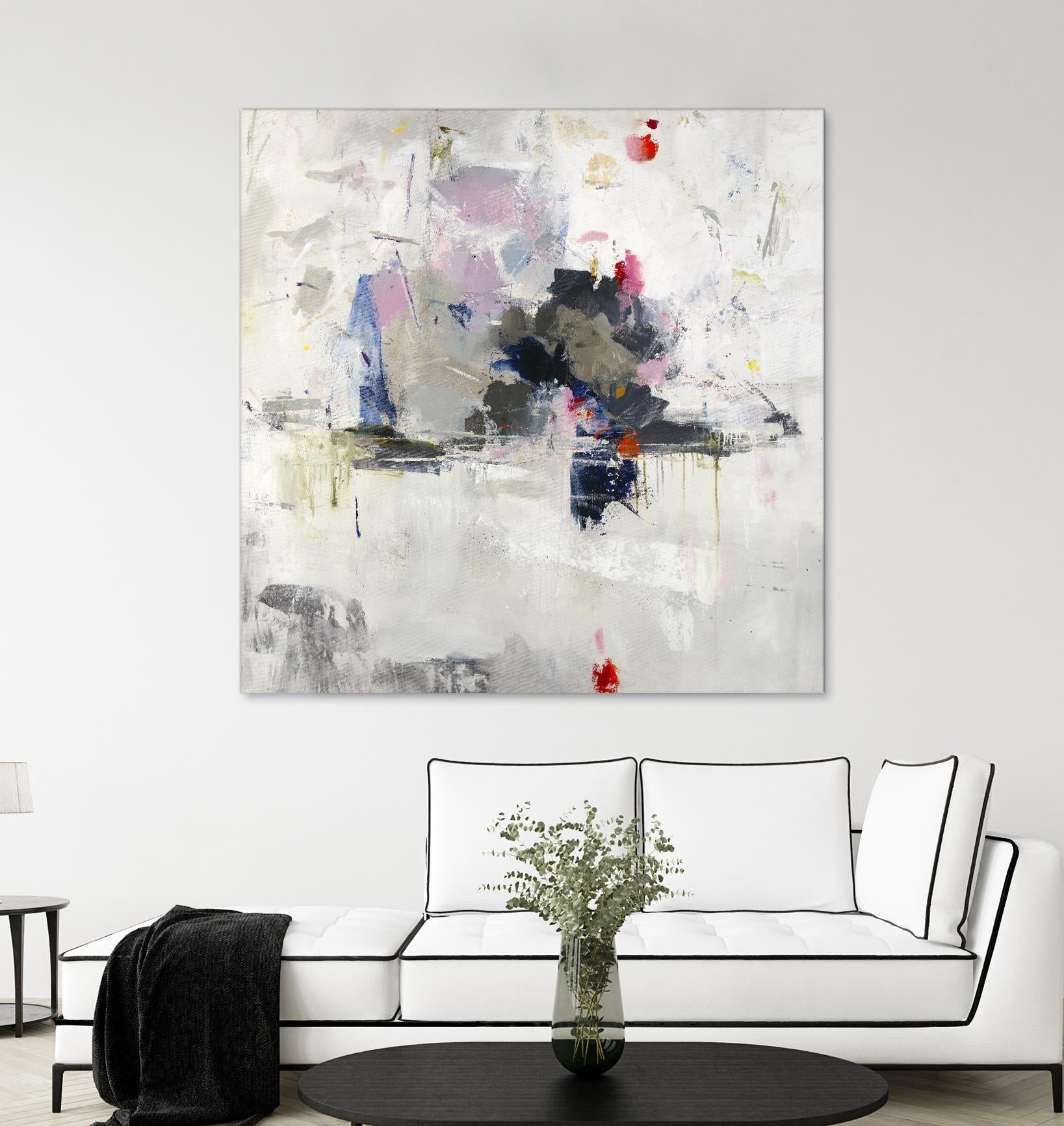 Glacial Mass by Daleno Art on GIANT ART - red abstract abstrait