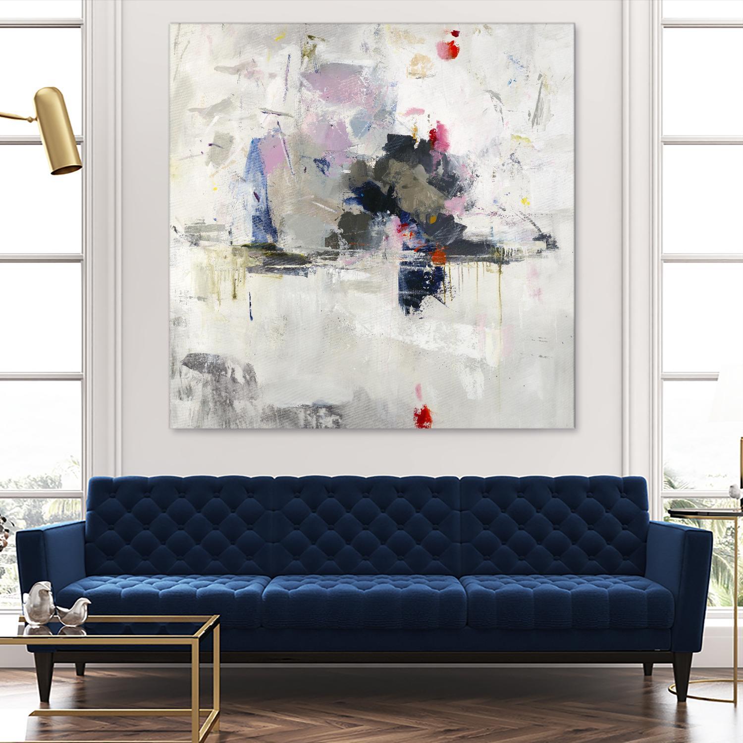 Glacial Mass by Daleno Art on GIANT ART - red abstract abstrait