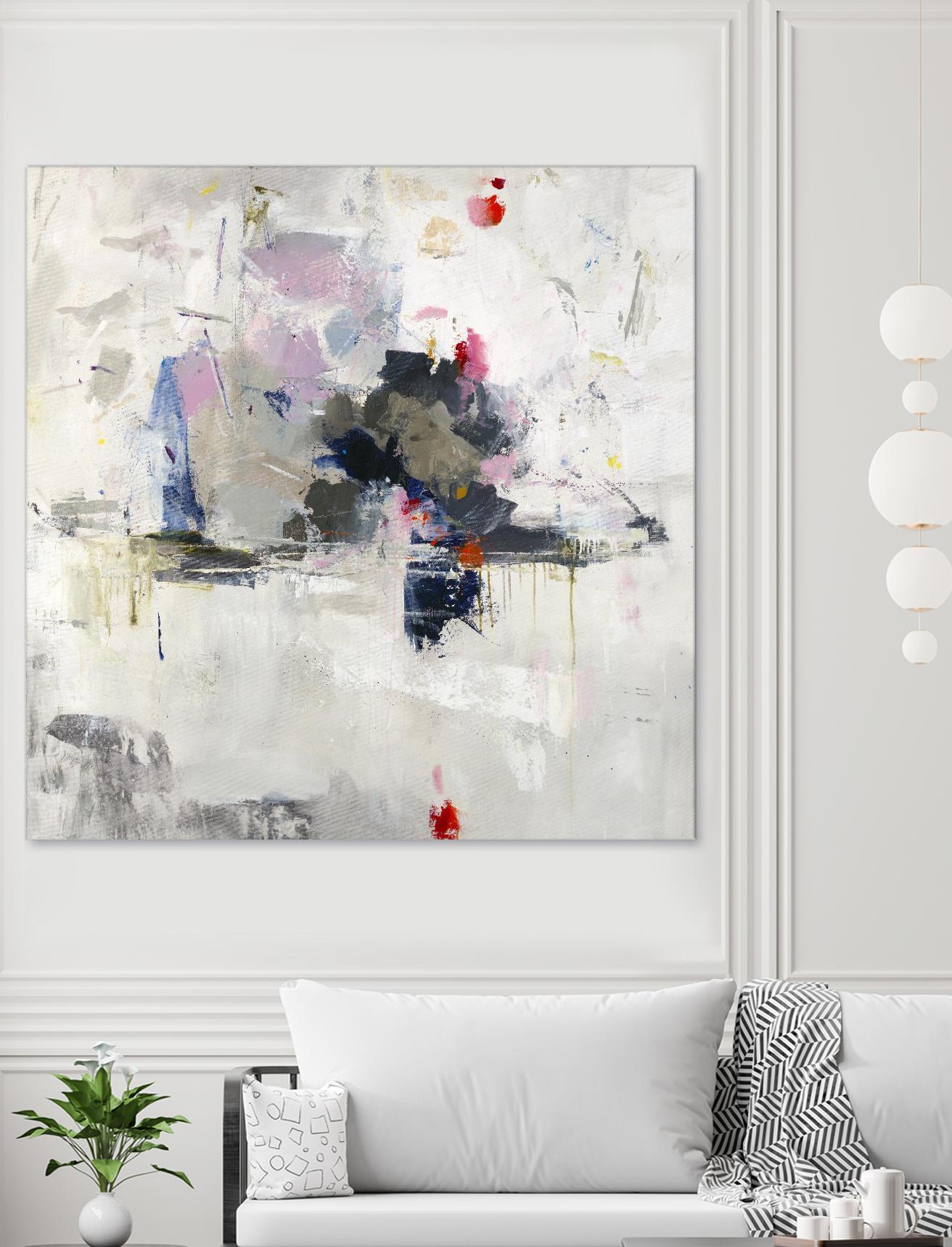 Glacial Mass by Daleno Art on GIANT ART - red abstract abstrait