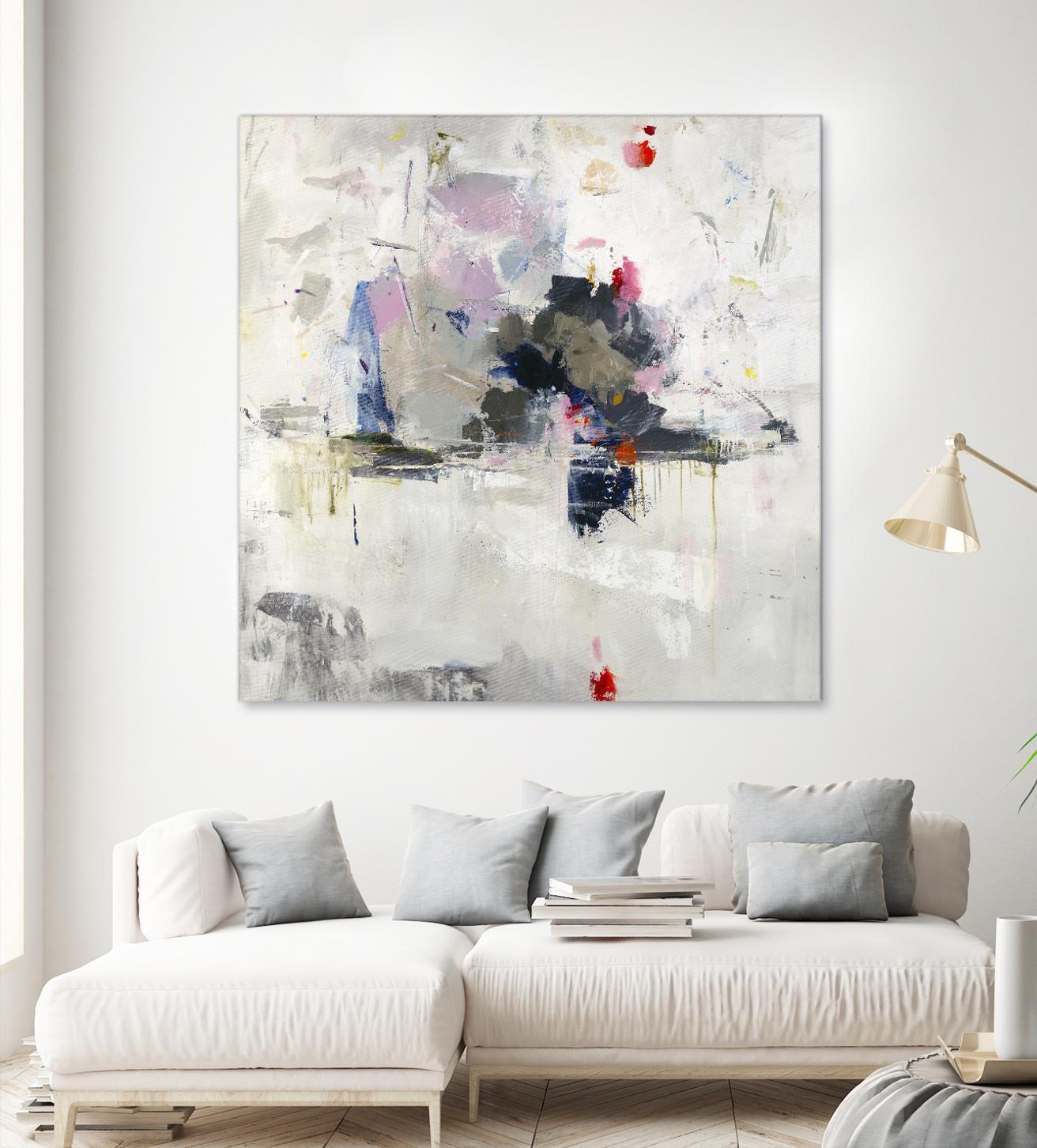 Glacial Mass by Daleno Art on GIANT ART - red abstract abstrait