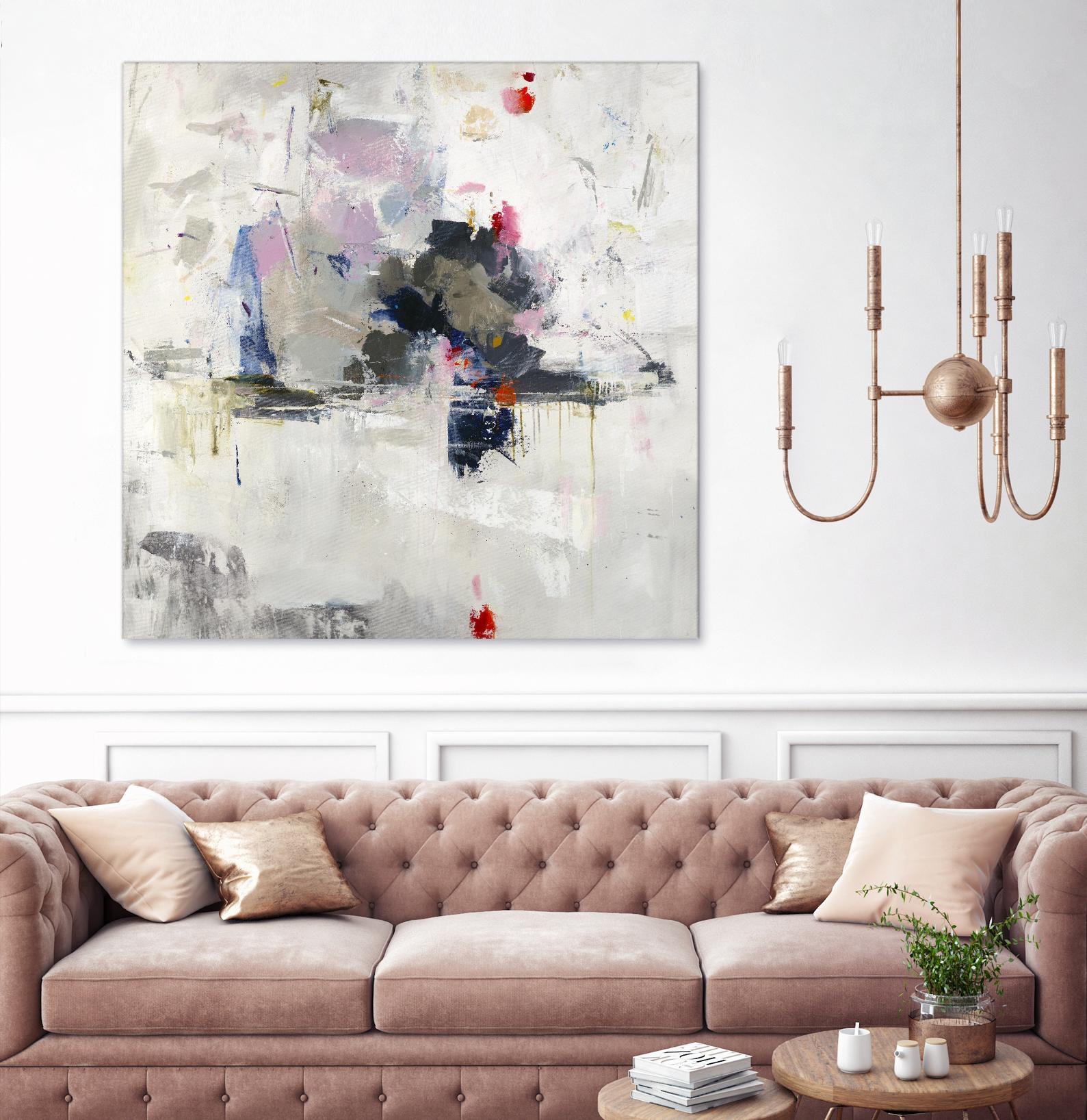 Glacial Mass by Daleno Art on GIANT ART - red abstract abstrait