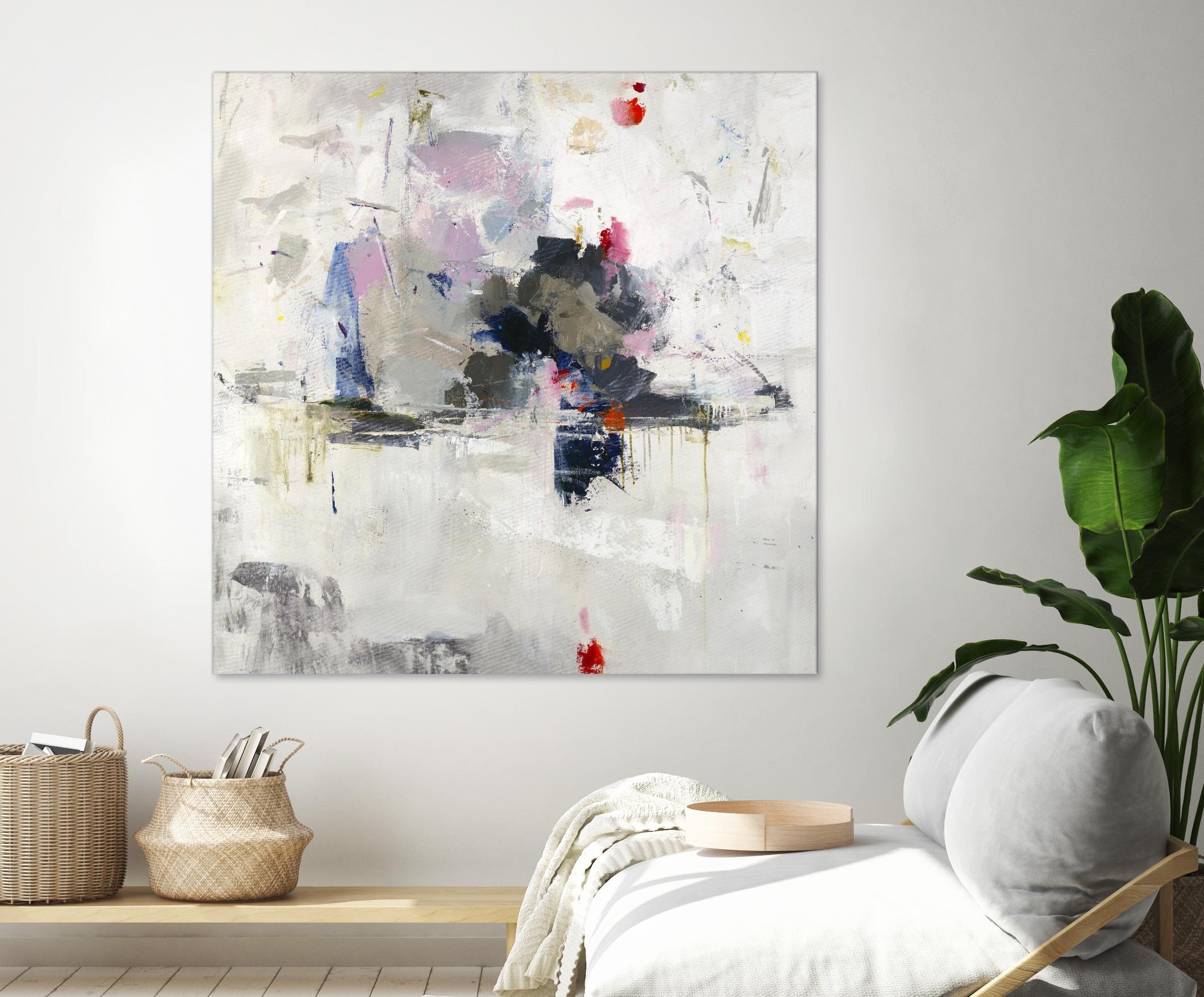 Glacial Mass by Daleno Art on GIANT ART - red abstract abstrait