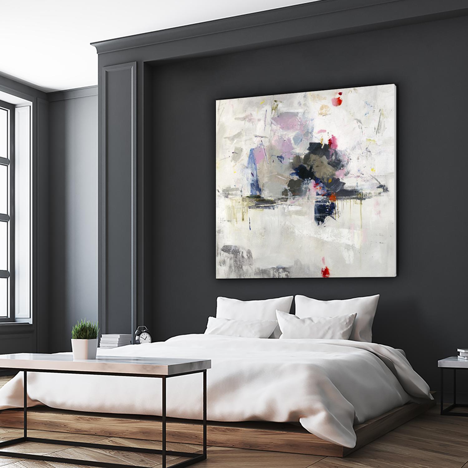 Glacial Mass by Daleno Art on GIANT ART - red abstract abstrait