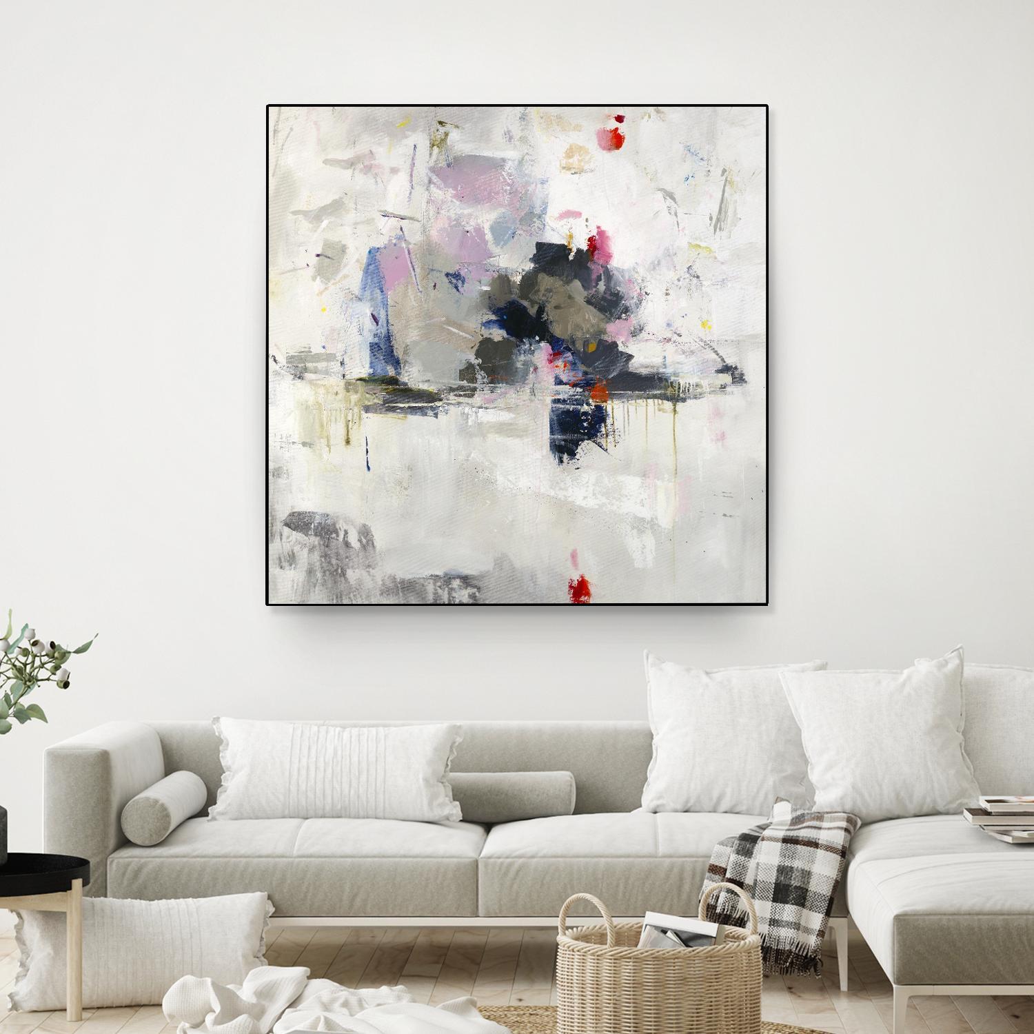 Glacial Mass by Daleno Art on GIANT ART - red abstract abstrait
