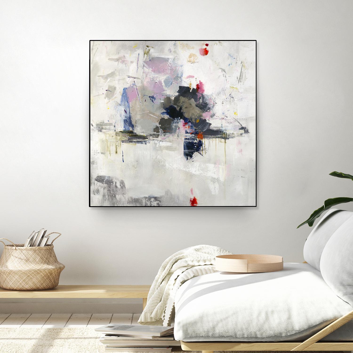 Glacial Mass by Daleno Art on GIANT ART - red abstract abstrait