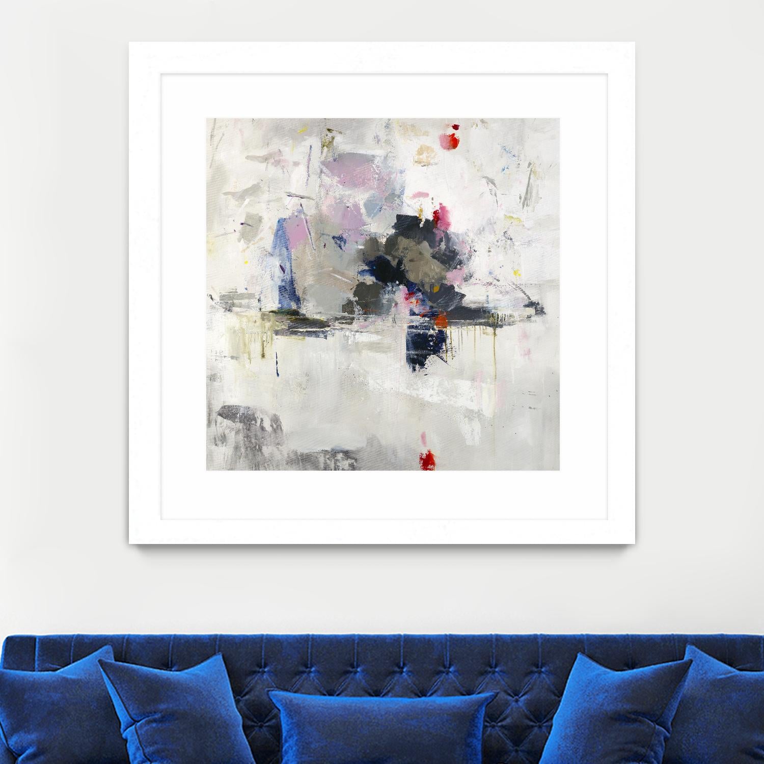 Glacial Mass by Daleno Art on GIANT ART - red abstract abstrait