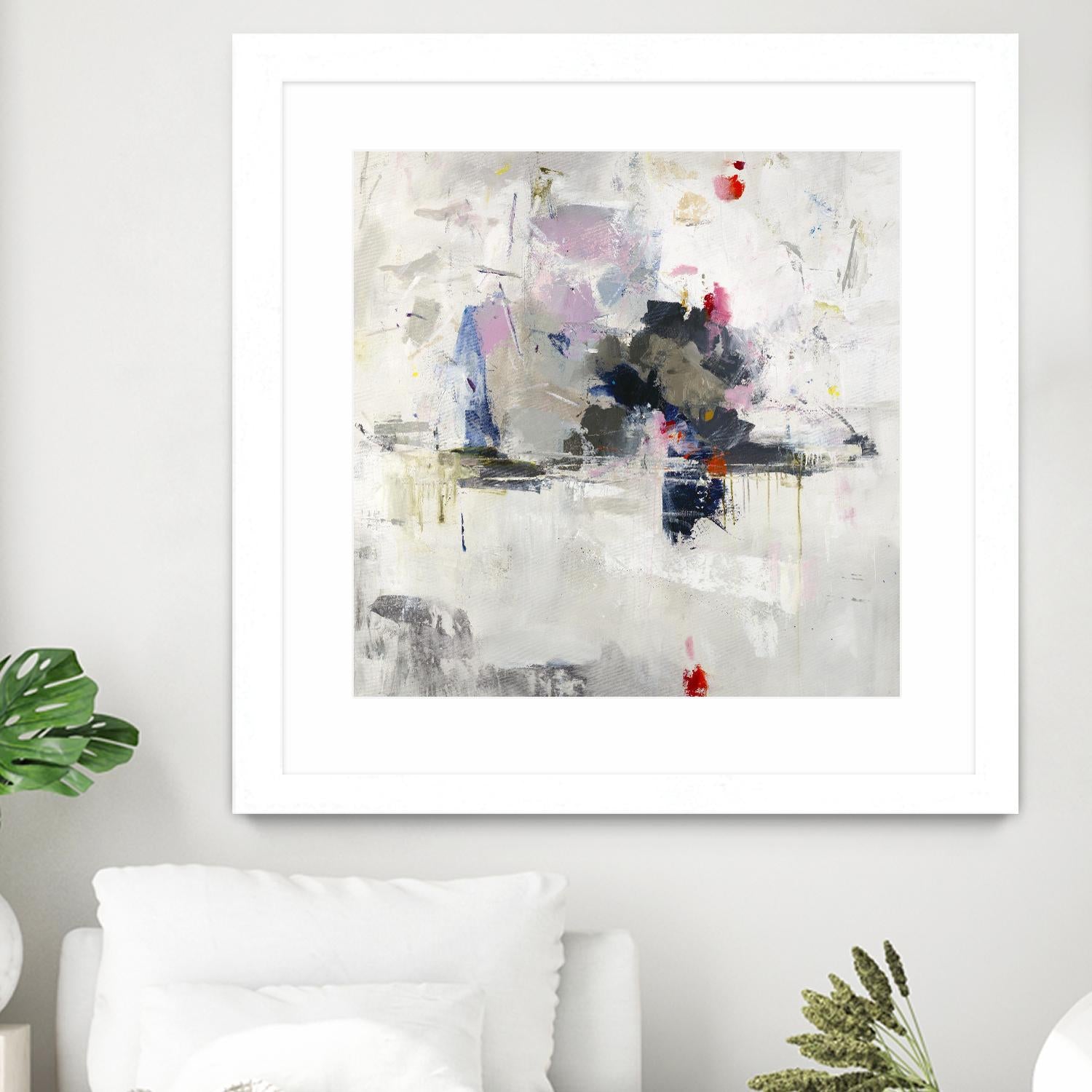 Glacial Mass by Daleno Art on GIANT ART - red abstract abstrait