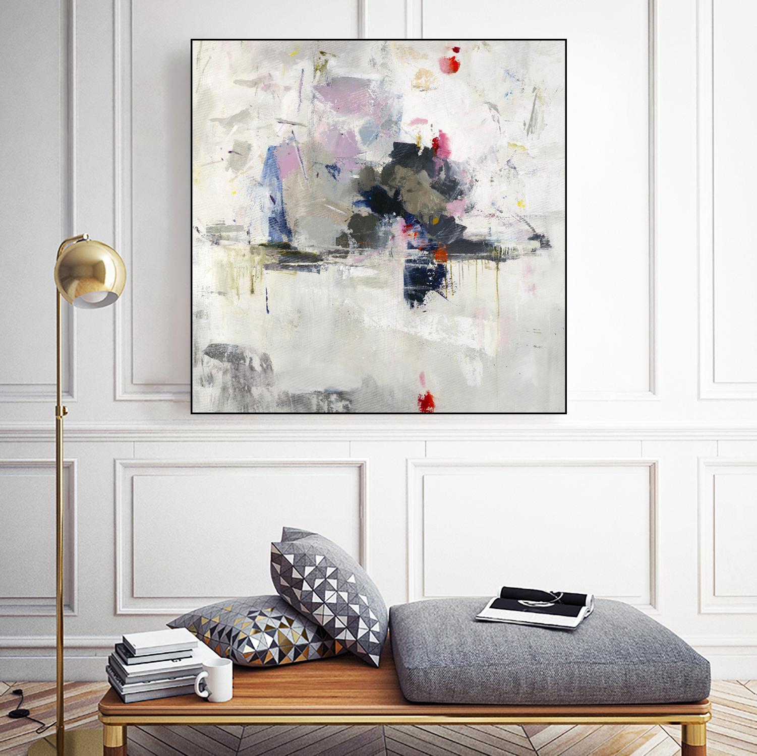 Glacial Mass by Daleno Art on GIANT ART - red abstract abstrait