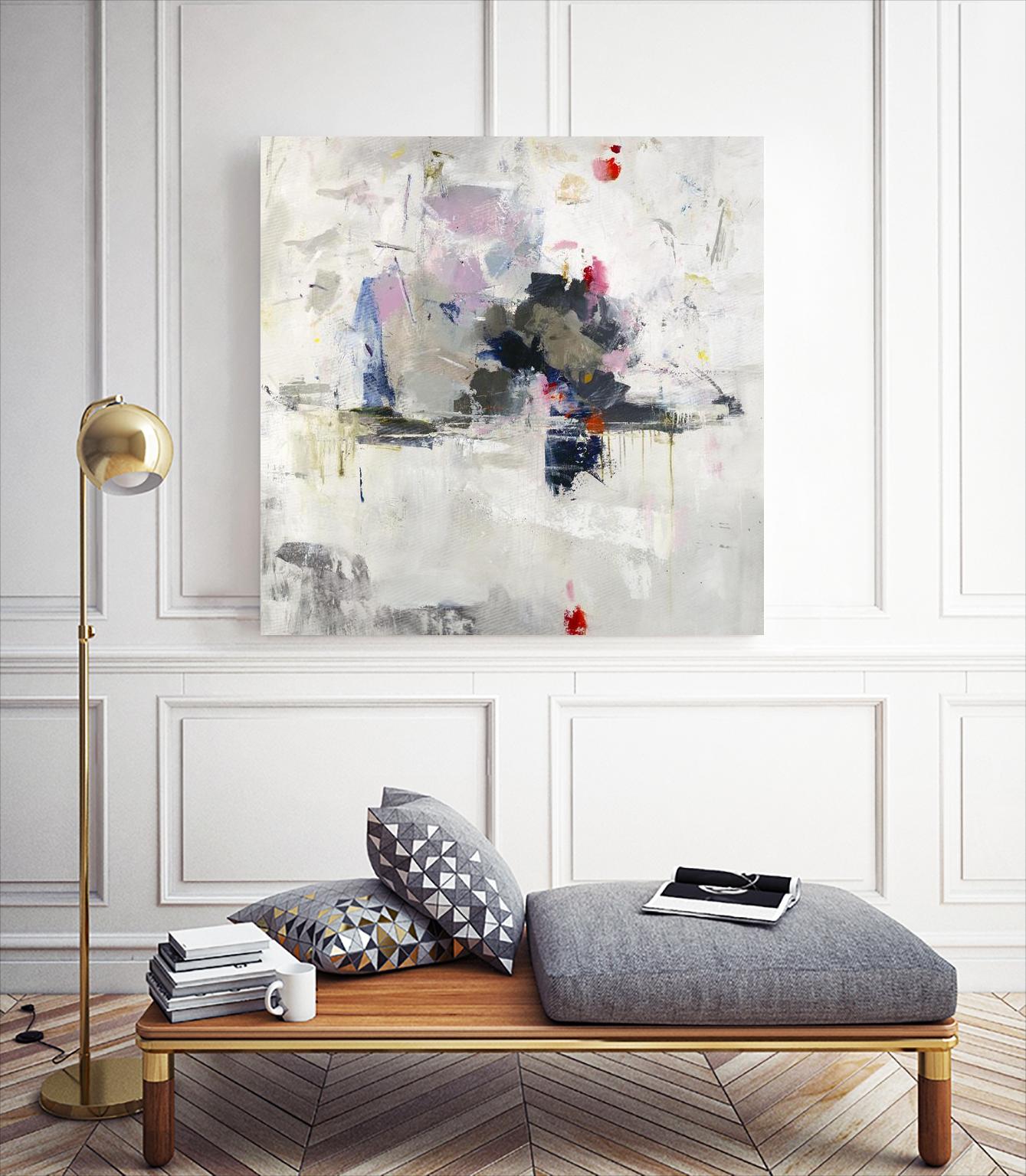 Glacial Mass by Daleno Art on GIANT ART - red abstract abstrait