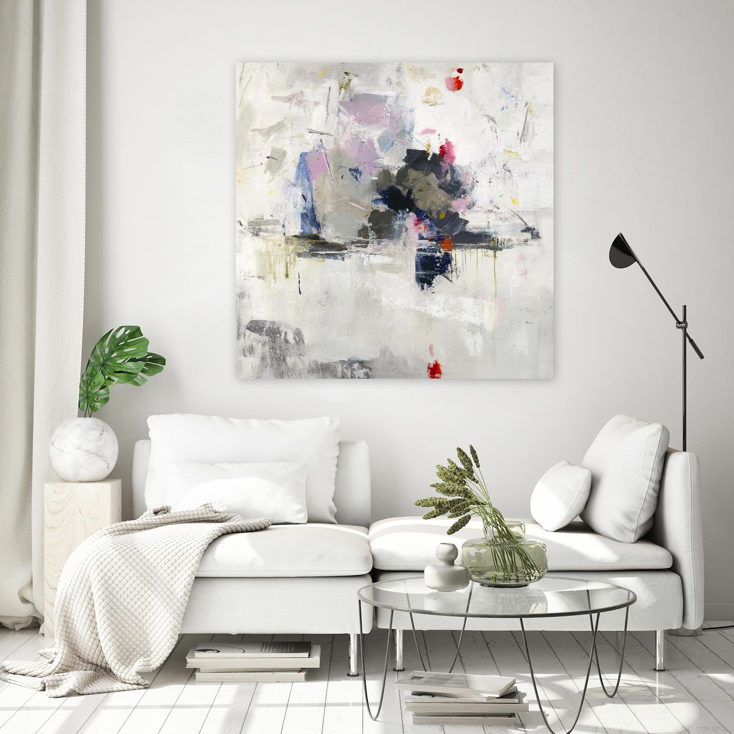 Glacial Mass by Daleno Art on GIANT ART - red abstract abstrait