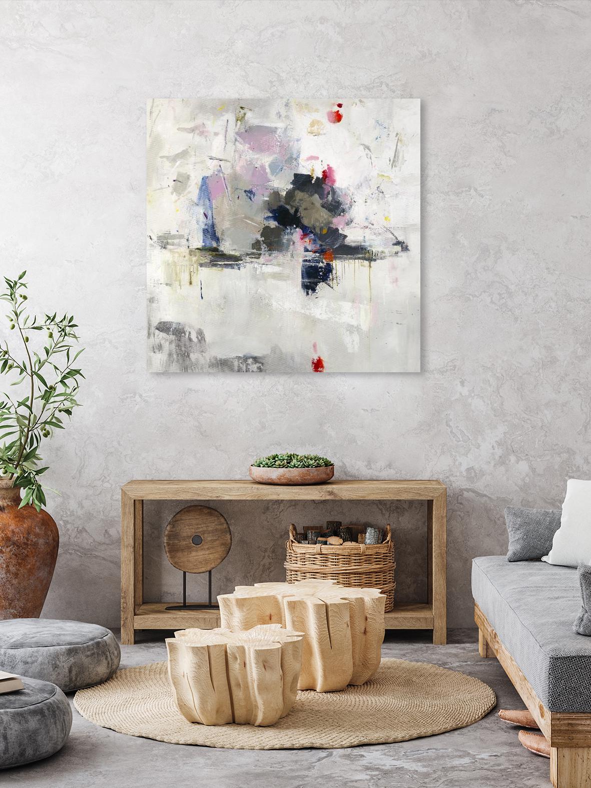 Glacial Mass by Daleno Art on GIANT ART - red abstract abstrait