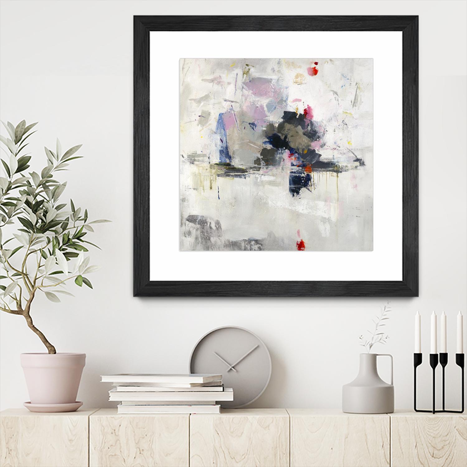 Glacial Mass by Daleno Art on GIANT ART - red abstract abstrait