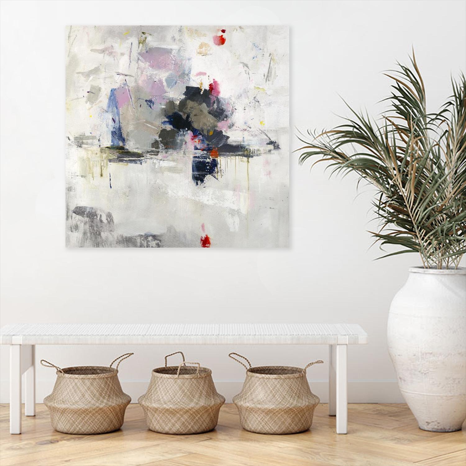 Glacial Mass by Daleno Art on GIANT ART - red abstract abstrait