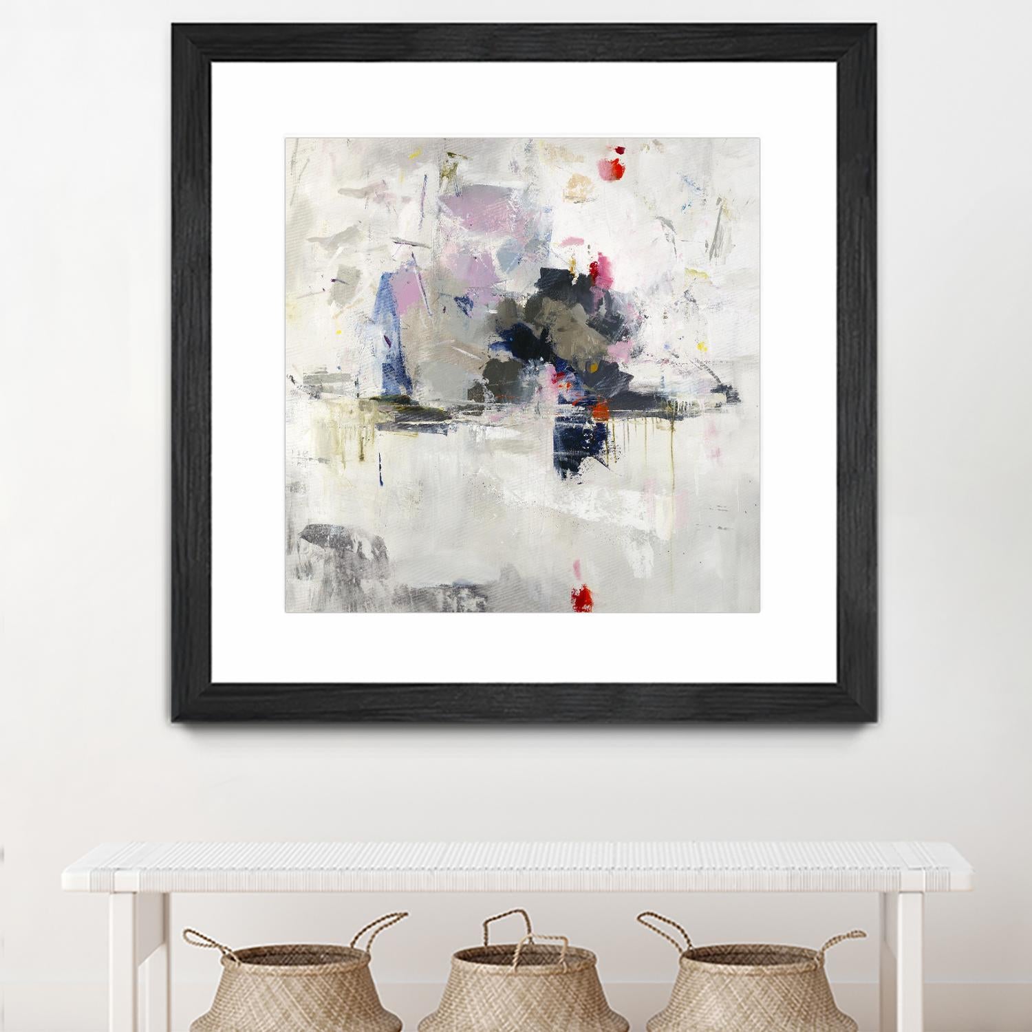 Glacial Mass by Daleno Art on GIANT ART - red abstract abstrait