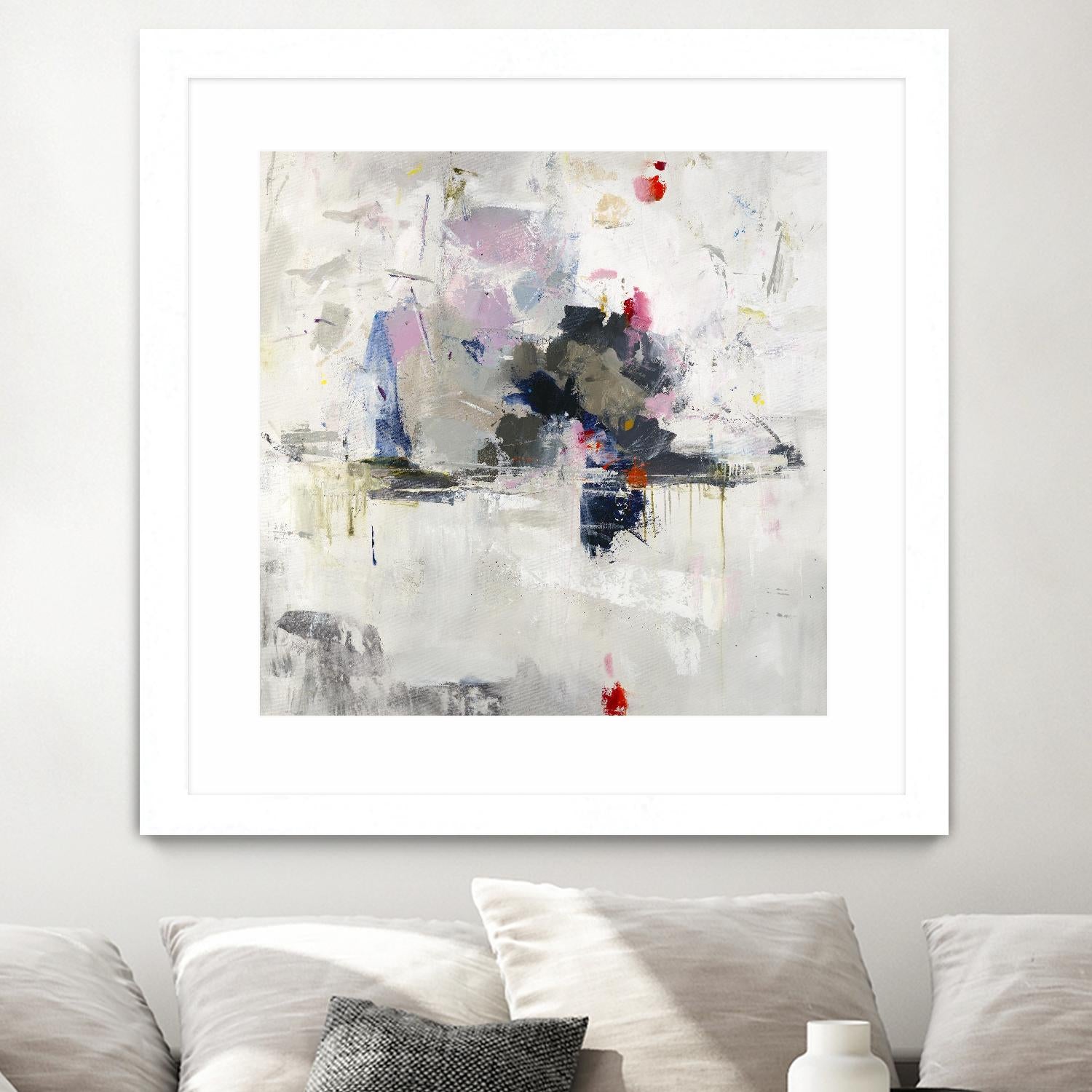 Glacial Mass by Daleno Art on GIANT ART - red abstract abstrait