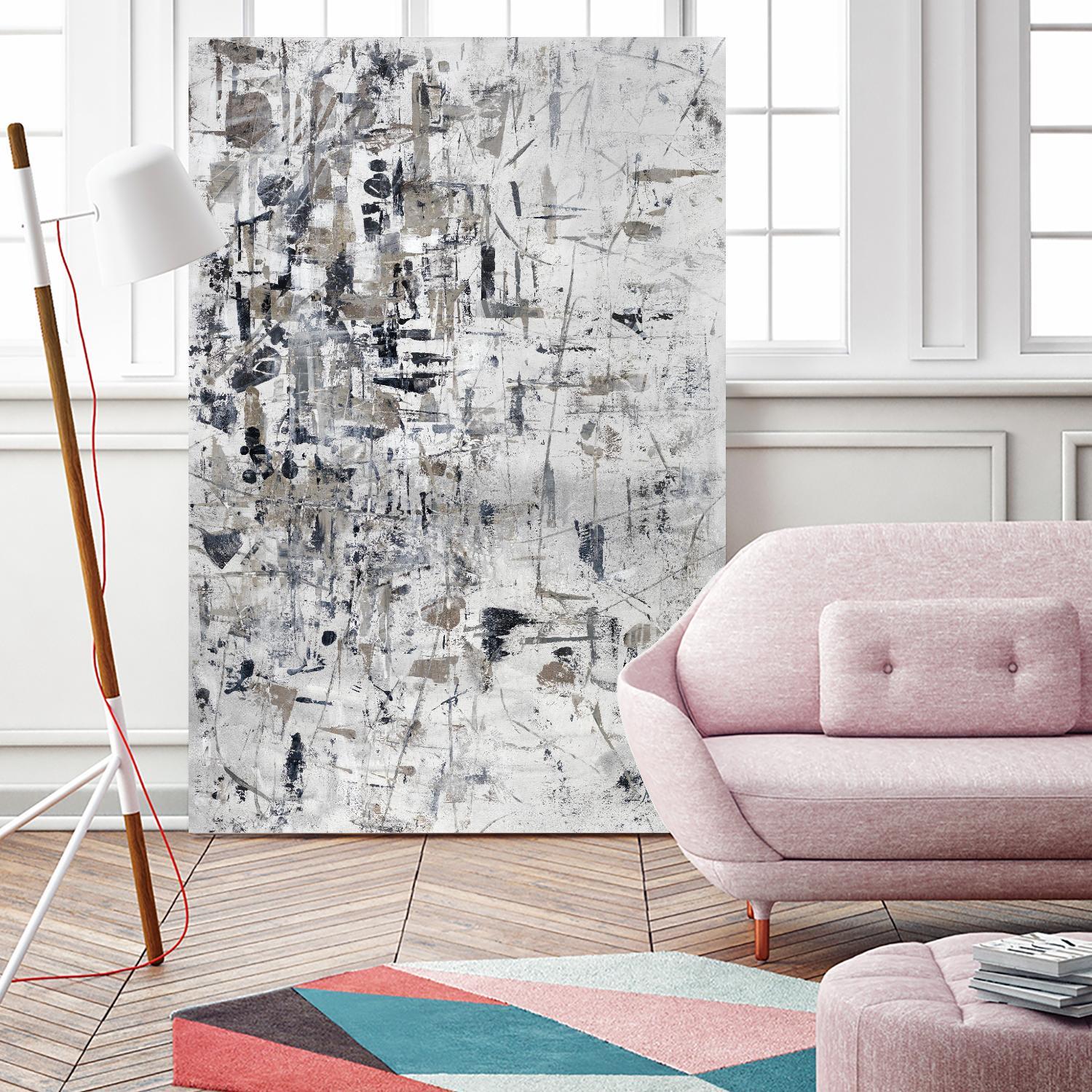 Scattered and Shattered.tif by Daleno Art on GIANT ART - black abstract abstrait