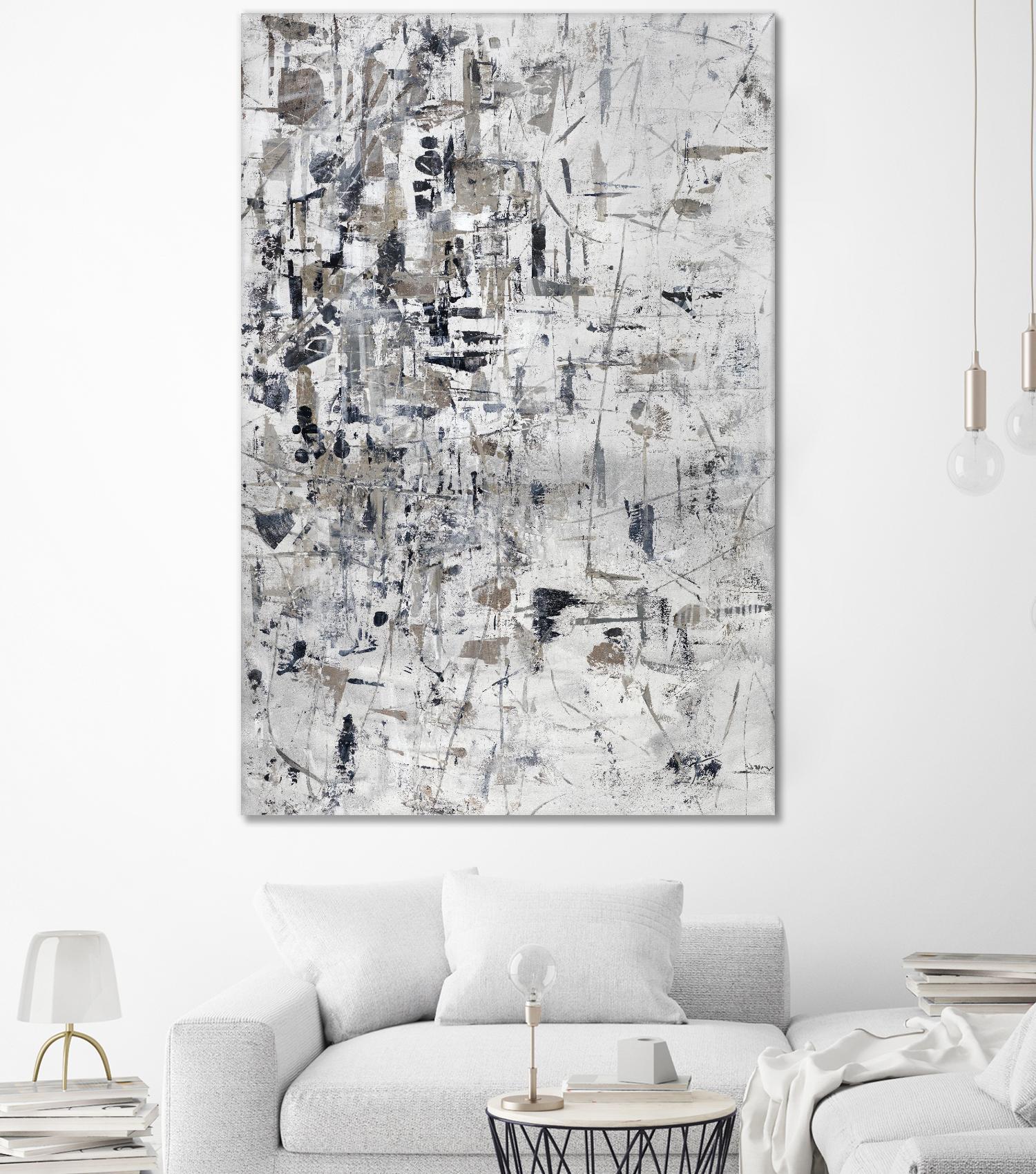 Scattered and Shattered.tif by Daleno Art on GIANT ART - black abstract abstrait
