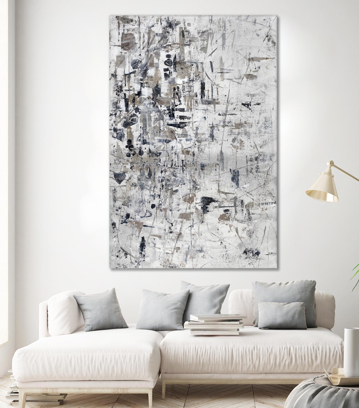 Scattered and Shattered.tif by Daleno Art on GIANT ART - black abstract abstrait