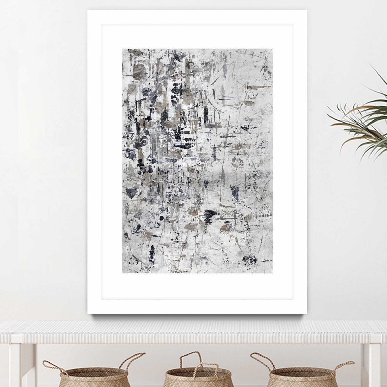 Scattered and Shattered.tif by Daleno Art on GIANT ART - black abstract abstrait