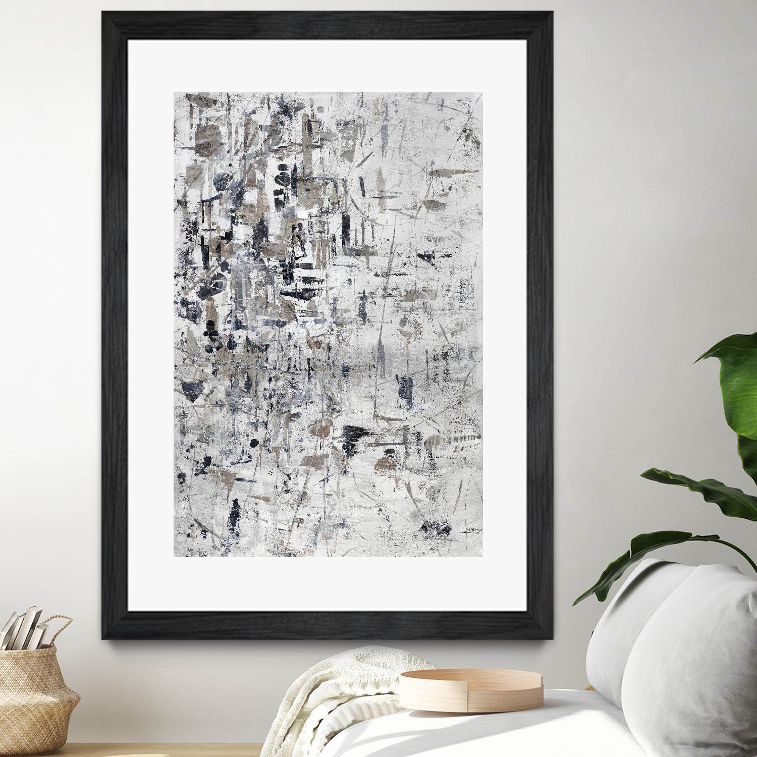 Scattered and Shattered.tif by Daleno Art on GIANT ART - black abstract abstrait